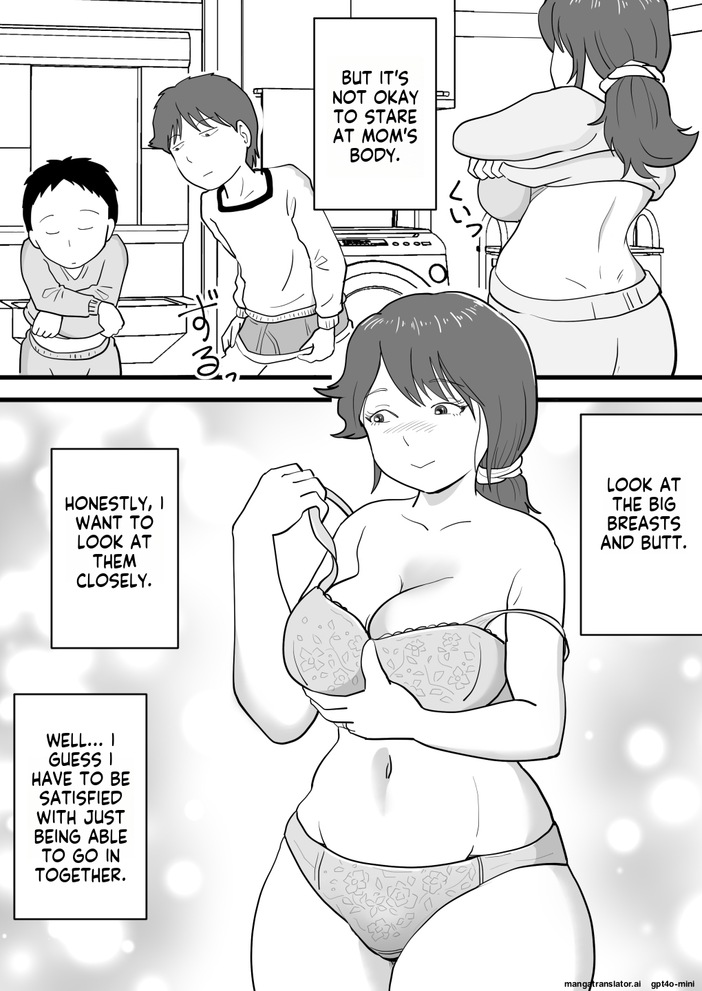 [Momoziri Hustle Dou]Dekachin no Otouto ga Kaa-san o Netotteita[English] Page 9