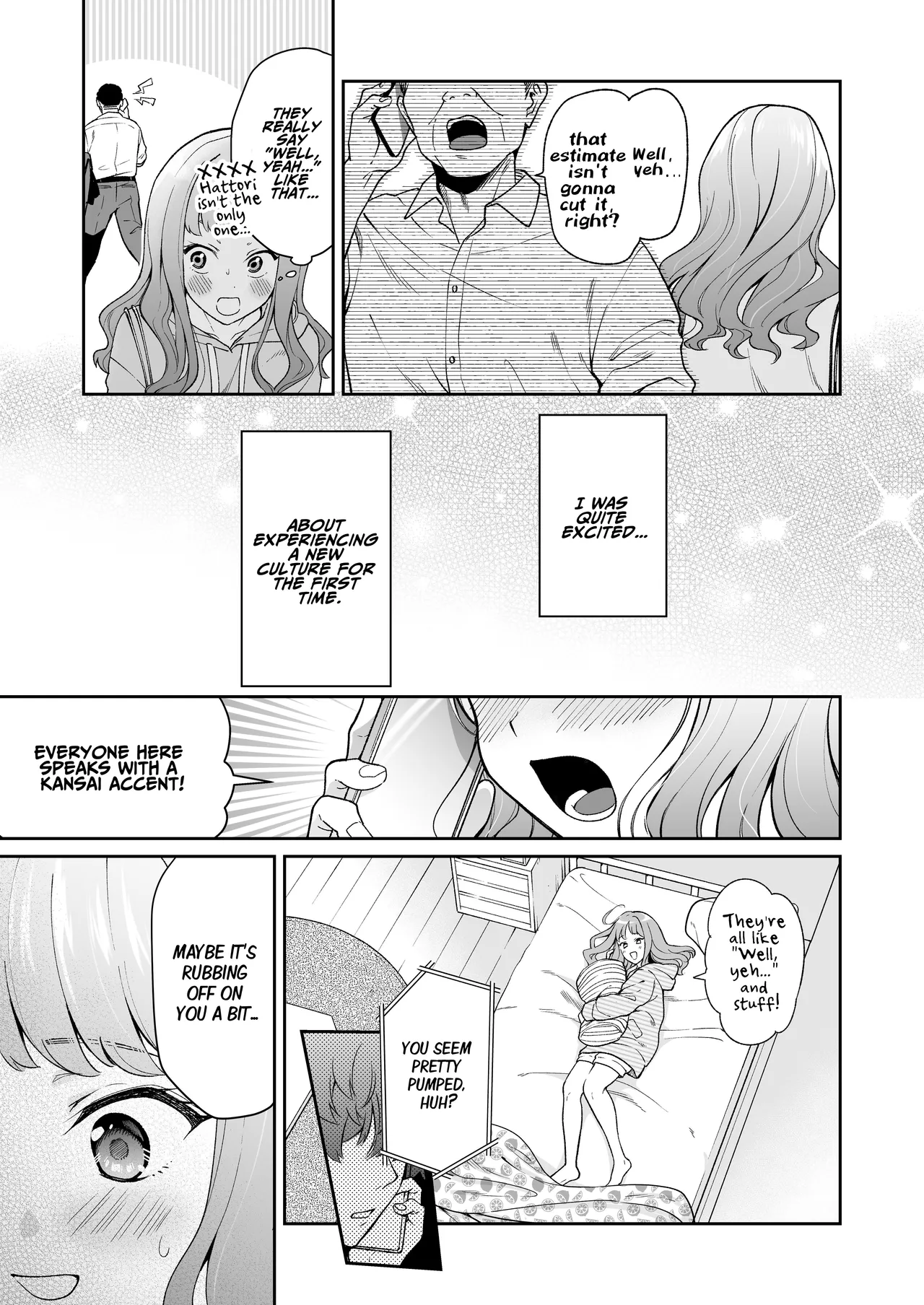 [THE WAIDAN (Delinyas, Yasuda Meshimeshi)]A Hokkaido Woman Experiences Genuine Osaka Kansai Dialect Speaking Style XL Emotional SEX[English] [ADTL] [Digital] Page 7