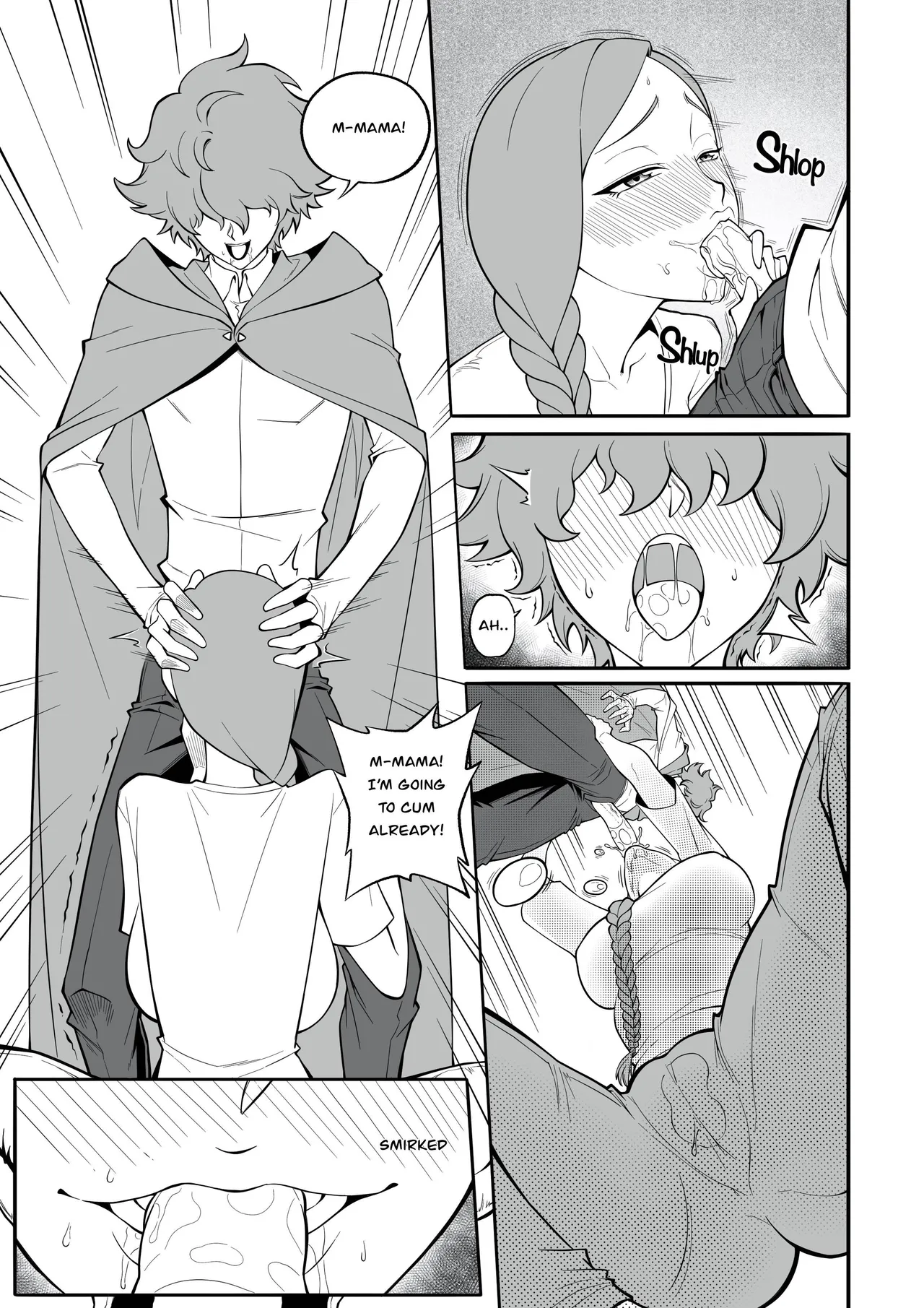 [MonsterShake (Sayuri Milkshake, ER0POPO)]Lewd Red Riding Hood – Chapter 1[English and Japanese] Page 5