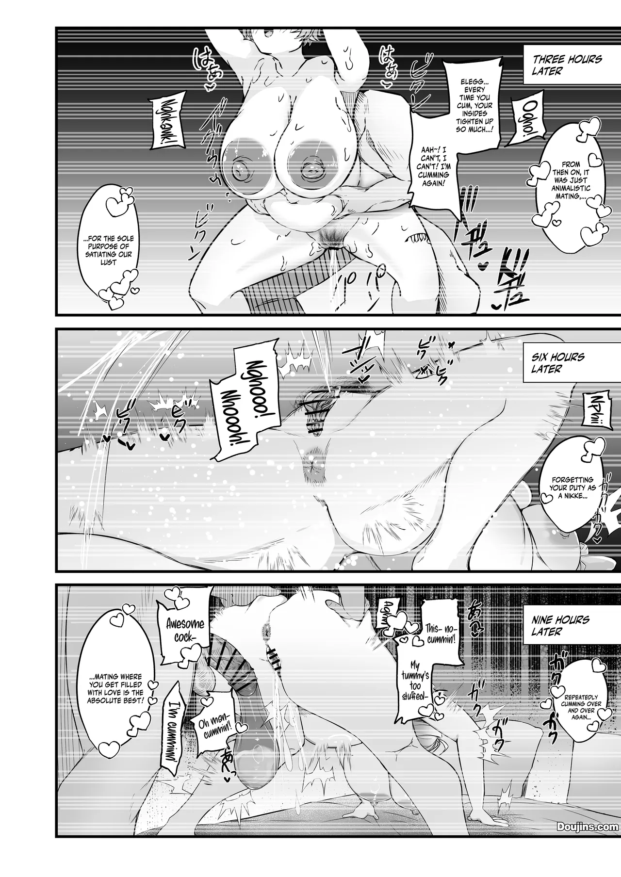 [Niku Niku Kyoudan (Nikudoufu)]Elegg ni Shikikanshi no Ochinpo wo Nuitemorau Hanashi | The Commander Gets Elegg To Take Care Of His Dick(Goddess of Victory: Nikke) [English] {Doujins.com} Page 17