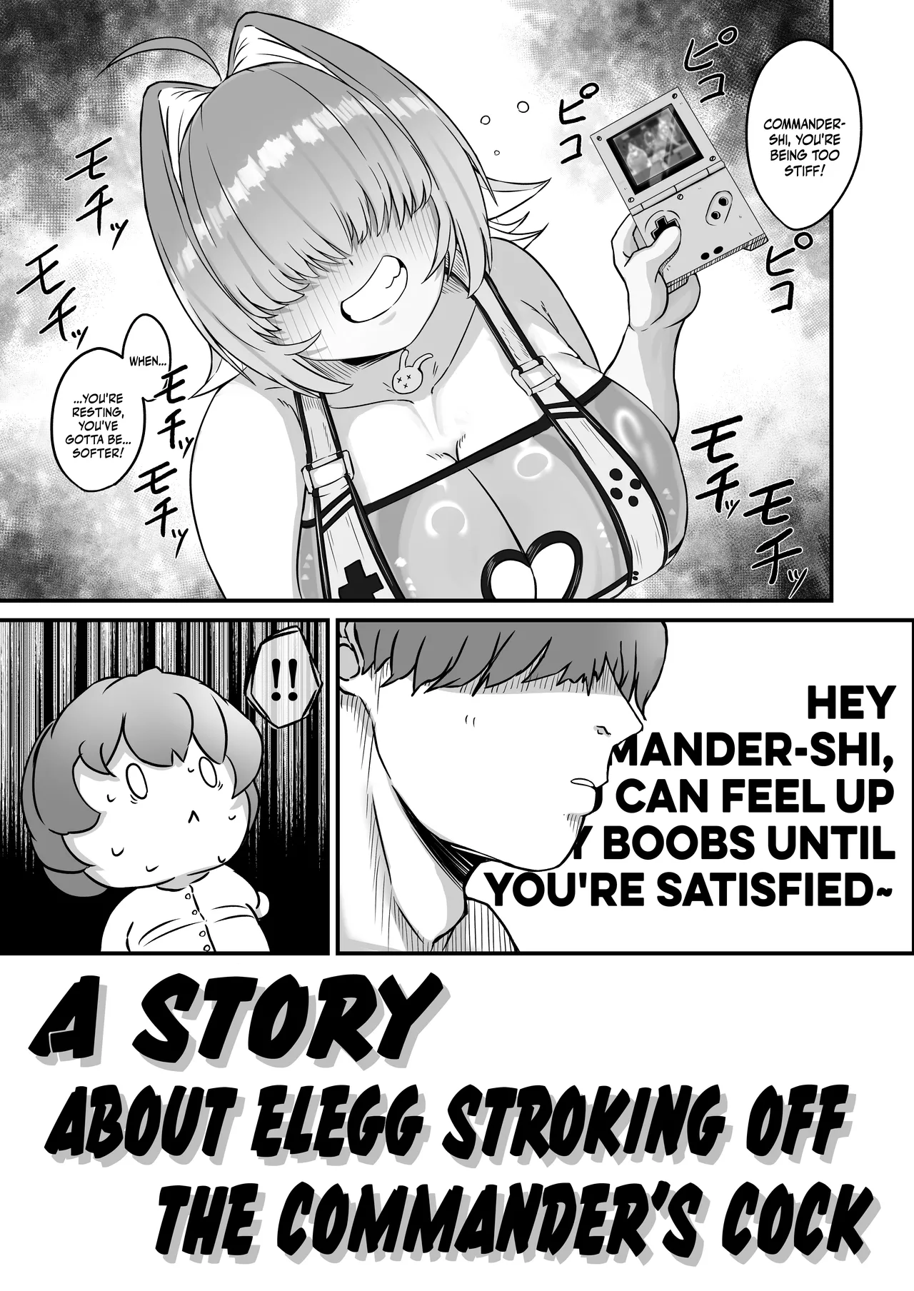 [Niku Niku Kyoudan (Nikudoufu)]Elegg ni Shikikanshi no Ochinpo wo Nuitemorau Hanashi | The Commander Gets Elegg To Take Care Of His Dick(Goddess of Victory: Nikke) [English] {Doujins.com} Page 4