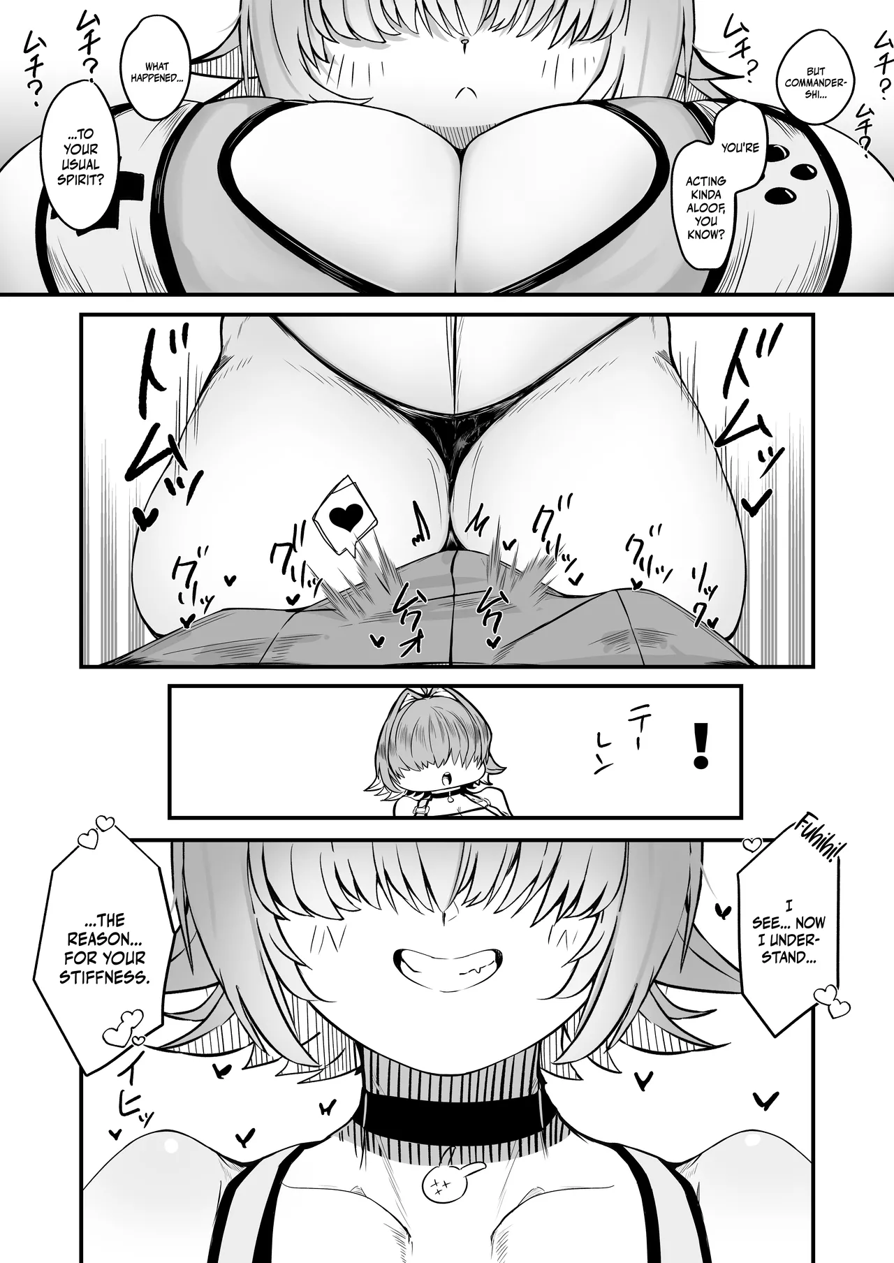 [Niku Niku Kyoudan (Nikudoufu)]Elegg ni Shikikanshi no Ochinpo wo Nuitemorau Hanashi | The Commander Gets Elegg To Take Care Of His Dick(Goddess of Victory: Nikke) [English] {Doujins.com} Page 5