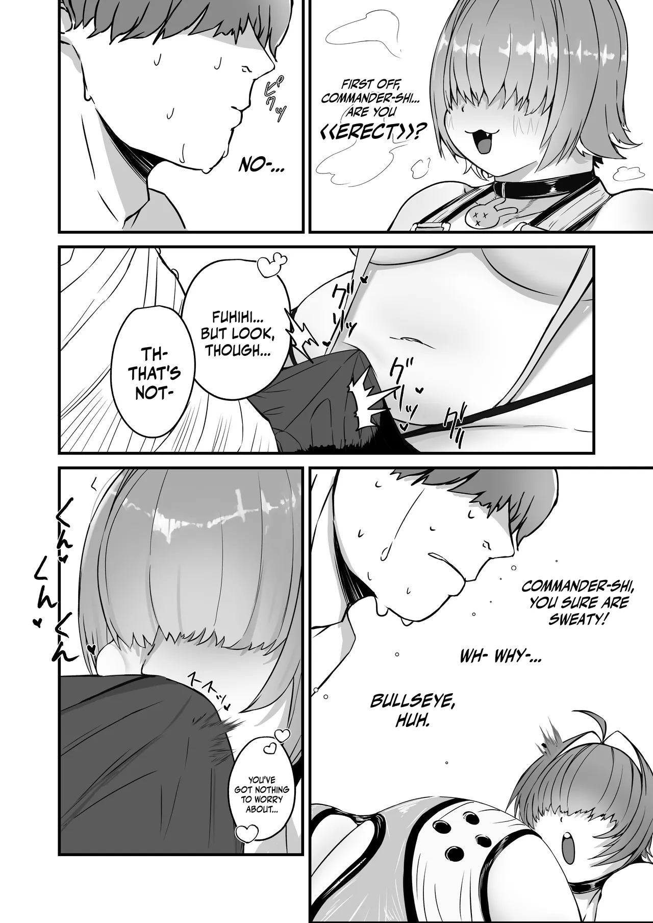[Niku Niku Kyoudan (Nikudoufu)]Elegg ni Shikikanshi no Ochinpo wo Nuitemorau Hanashi | The Commander Gets Elegg To Take Care Of His Dick(Goddess of Victory: Nikke) [English] {Doujins.com} Page 6