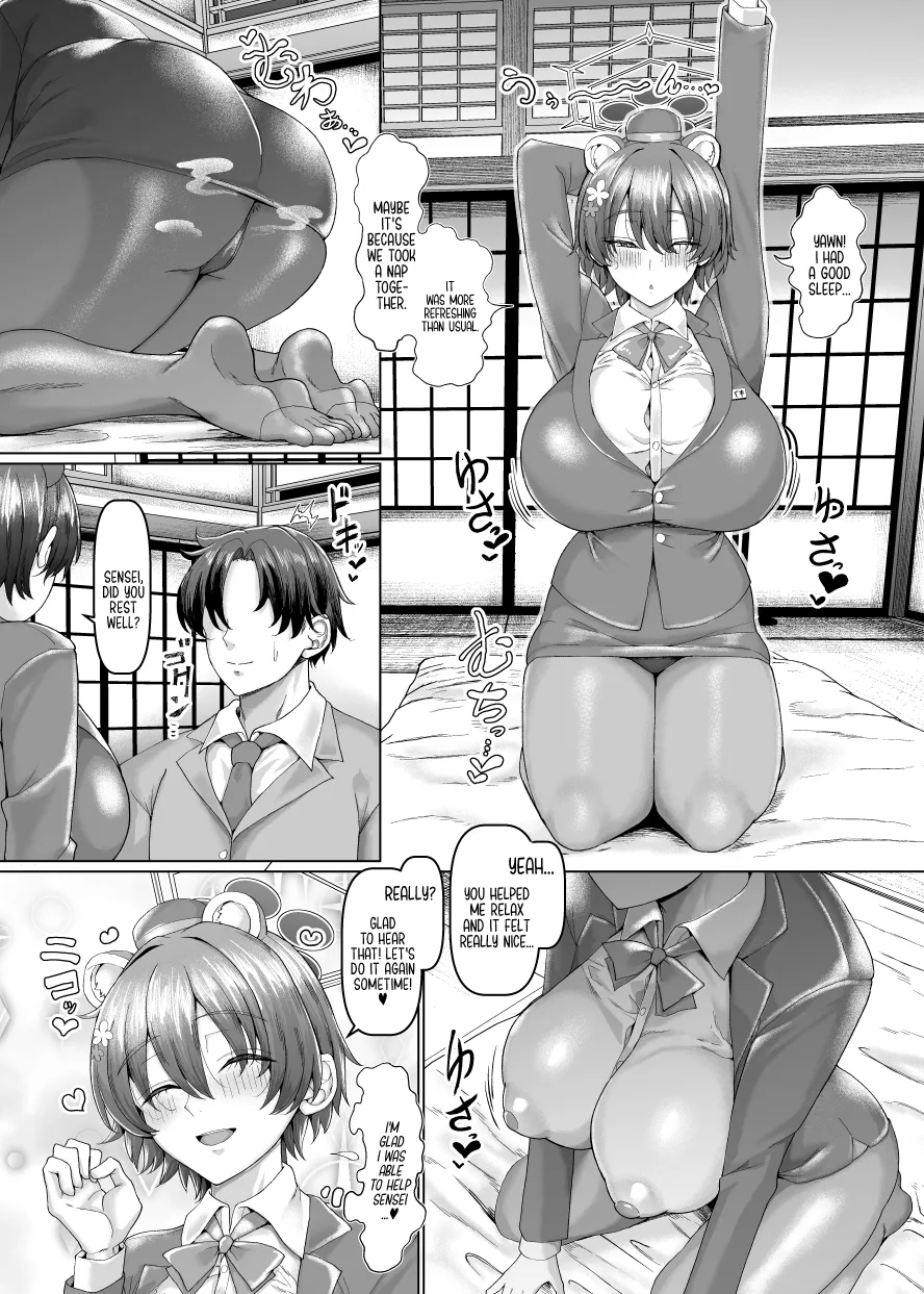[Chinchintei (chin)]Yawaraka Ofuton Ammin Guide | Guide On How to Sleep Peacefully On A Soft Futon(Blue Archive) [English] {Doujins.com} [Digital] Page 13