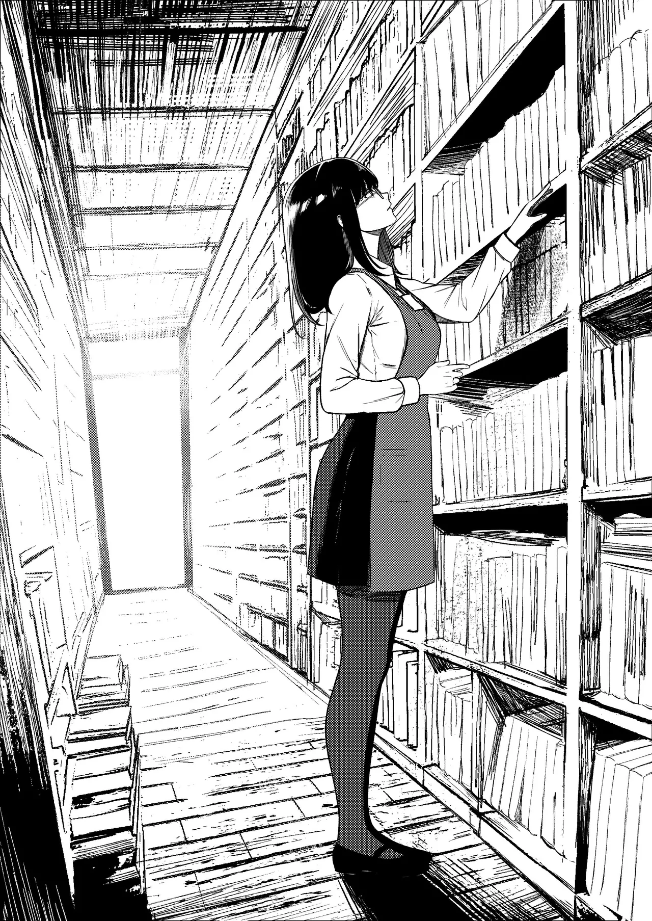 [Kusuriyubi (Kuroyu)]Honya de Hataraku Onee-san ga Kojirase Megane de Jitsu wa Ero Numa[Chinese] [甜族星人赞助汉化] Page 2