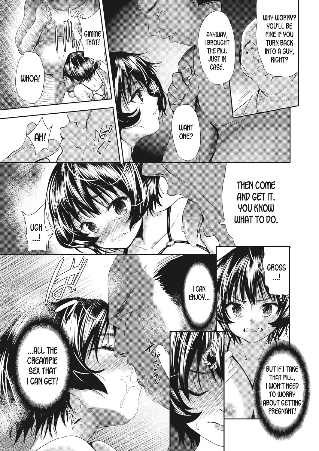 [Tetsuna]Nyotaika Shitara Kuzuotoko no Omocha ni Saremashita[English] [desudesu] [Digital] Page 112