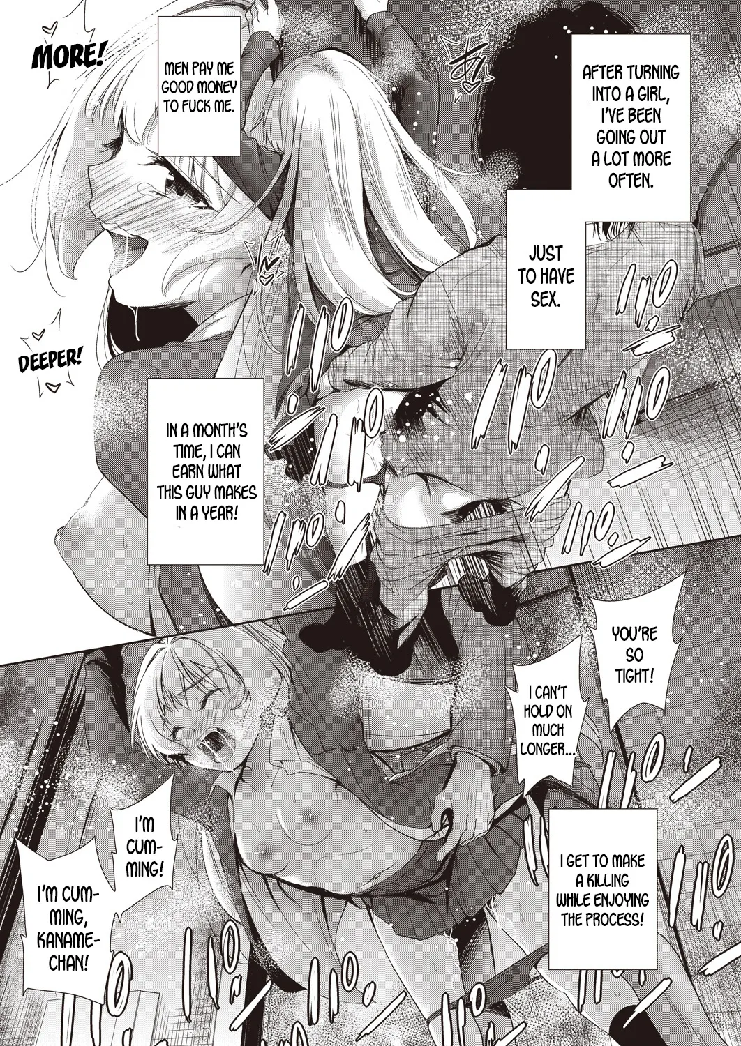 [Tetsuna]Nyotaika Shitara Kuzuotoko no Omocha ni Saremashita[English] [desudesu] [Digital] Page 157