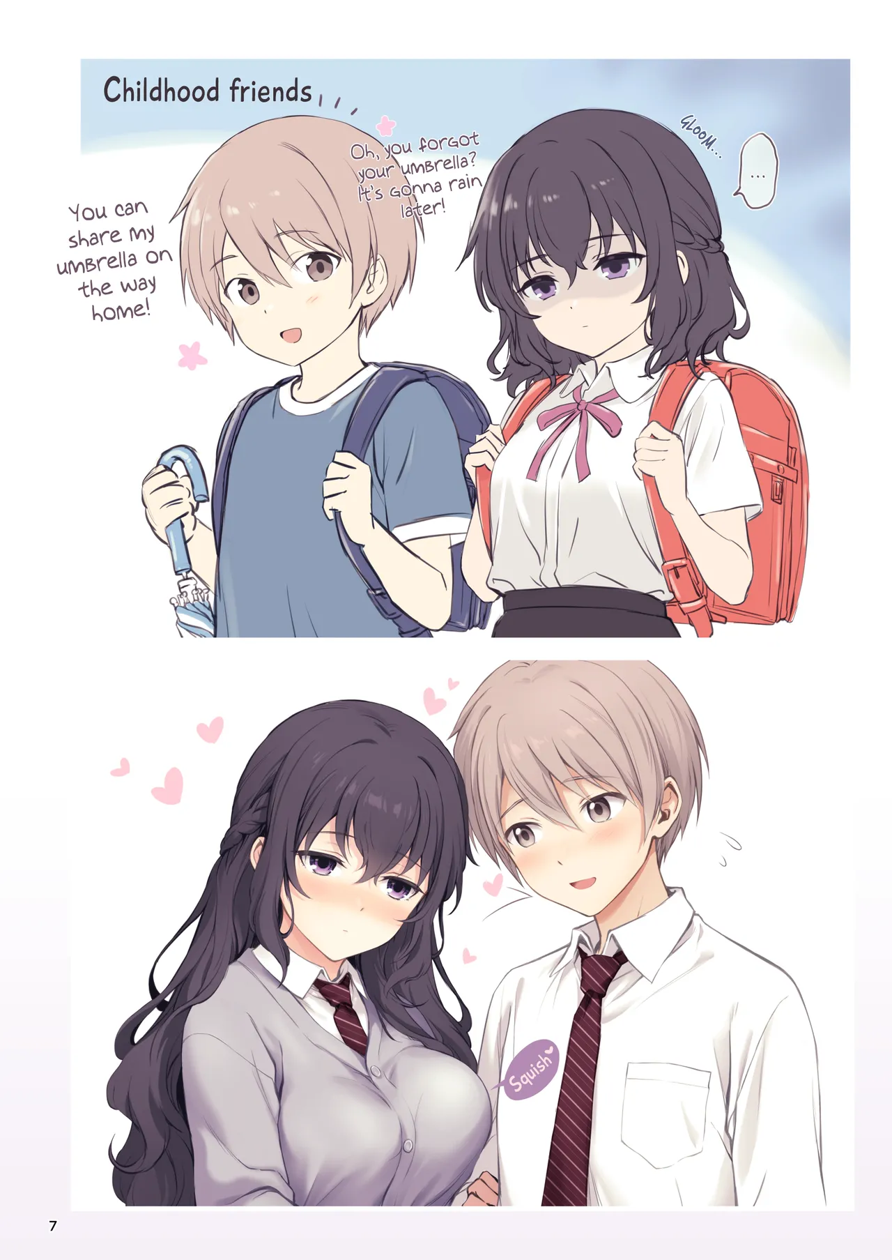 [Chabashira Chainsaw (Chacharan)]Hatsukoi x Osananajimi | First Love x Childhood Friend[English] [Digital] Page 7