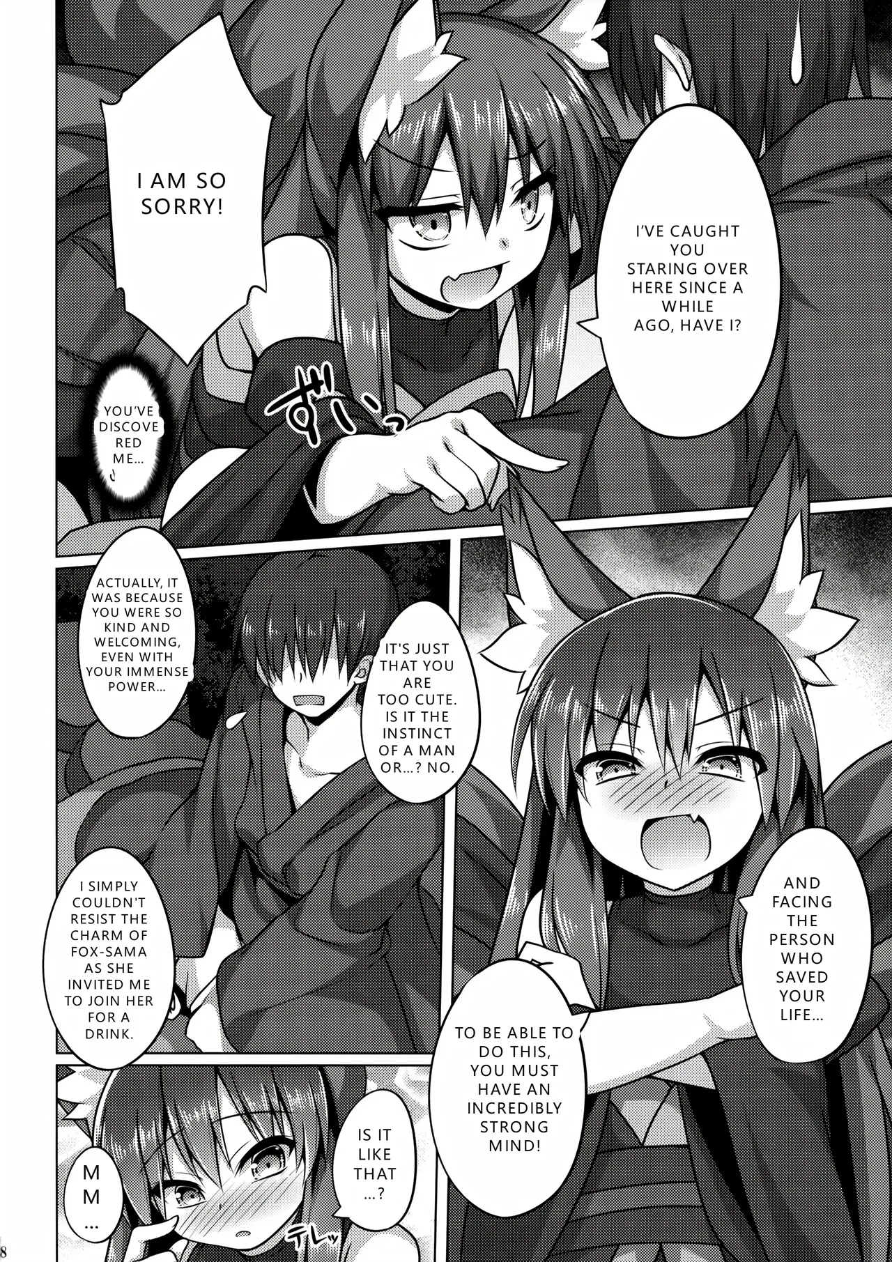 (C96) [Doku Denpa Jushin-chuu (Rosin)]Mori de Kega Shite Tasukete Moratta kedo Tsuyokute Kawaii Kitsune-san ni Totte Kuwaremashita[English] [VGT13] Page 8