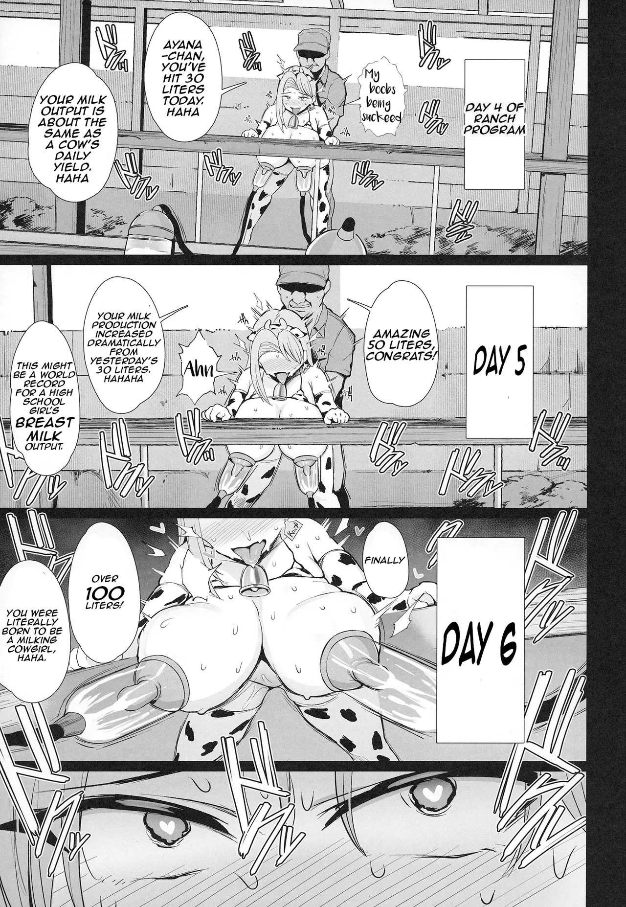 [Jack to Nicholson (NoriPachi)]Hajimete no Tanetsuke Sakunyuu Taiken | My First Breeding & Milking Experience[Digital] [English] [Aishi21] Page 33