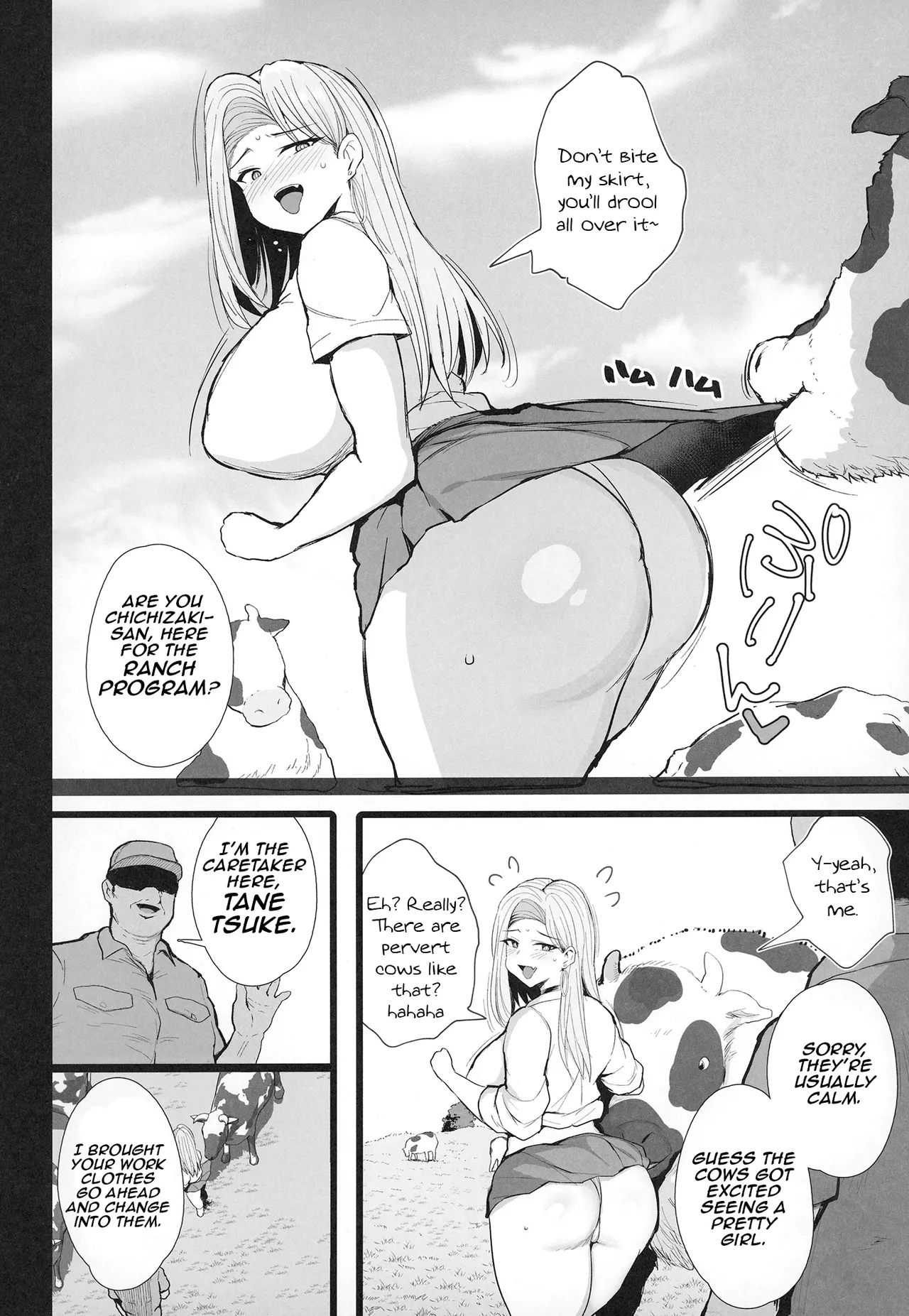 [Jack to Nicholson (NoriPachi)]Hajimete no Tanetsuke Sakunyuu Taiken | My First Breeding & Milking Experience[Digital] [English] [Aishi21] Page 6
