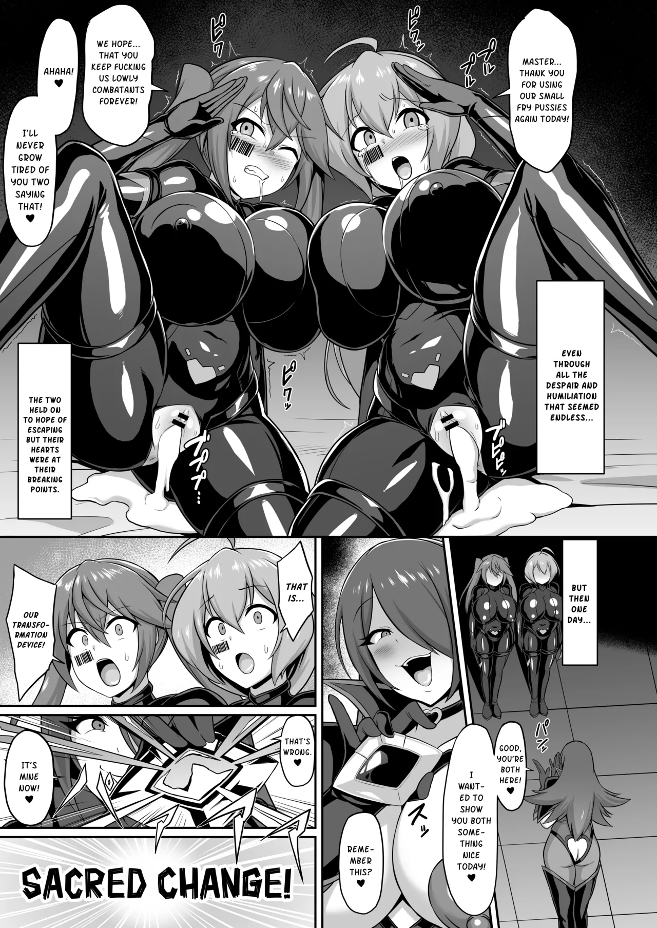 [Ikameshi Shokudou (Ikameshi)]Seisou Kouki Sacred Flare & Aqua -Buzama Sentouin-ka Songen Hakai Keikaku | Sacred Flare & Aqua - The Plan to Degrade Combatants and Destroy Their Dignity[English] Page 27