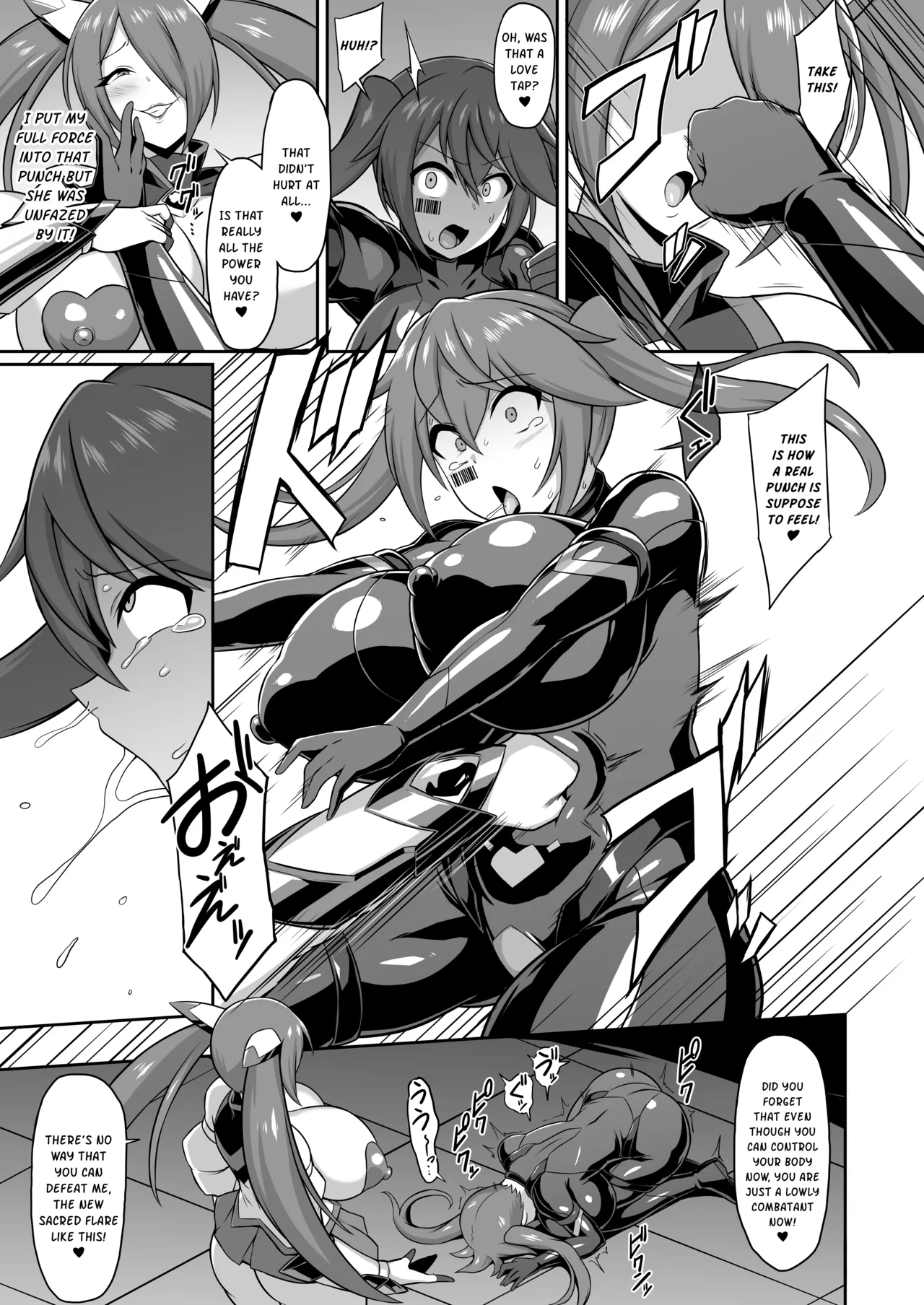 [Ikameshi Shokudou (Ikameshi)]Seisou Kouki Sacred Flare & Aqua -Buzama Sentouin-ka Songen Hakai Keikaku | Sacred Flare & Aqua - The Plan to Degrade Combatants and Destroy Their Dignity[English] Page 29