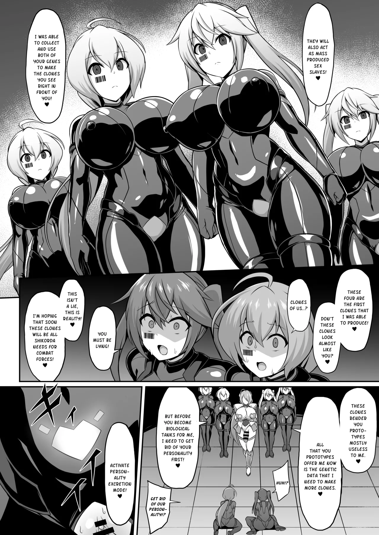 [Ikameshi Shokudou (Ikameshi)]Seisou Kouki Sacred Flare & Aqua -Buzama Sentouin-ka Songen Hakai Keikaku | Sacred Flare & Aqua - The Plan to Degrade Combatants and Destroy Their Dignity[English] Page 38