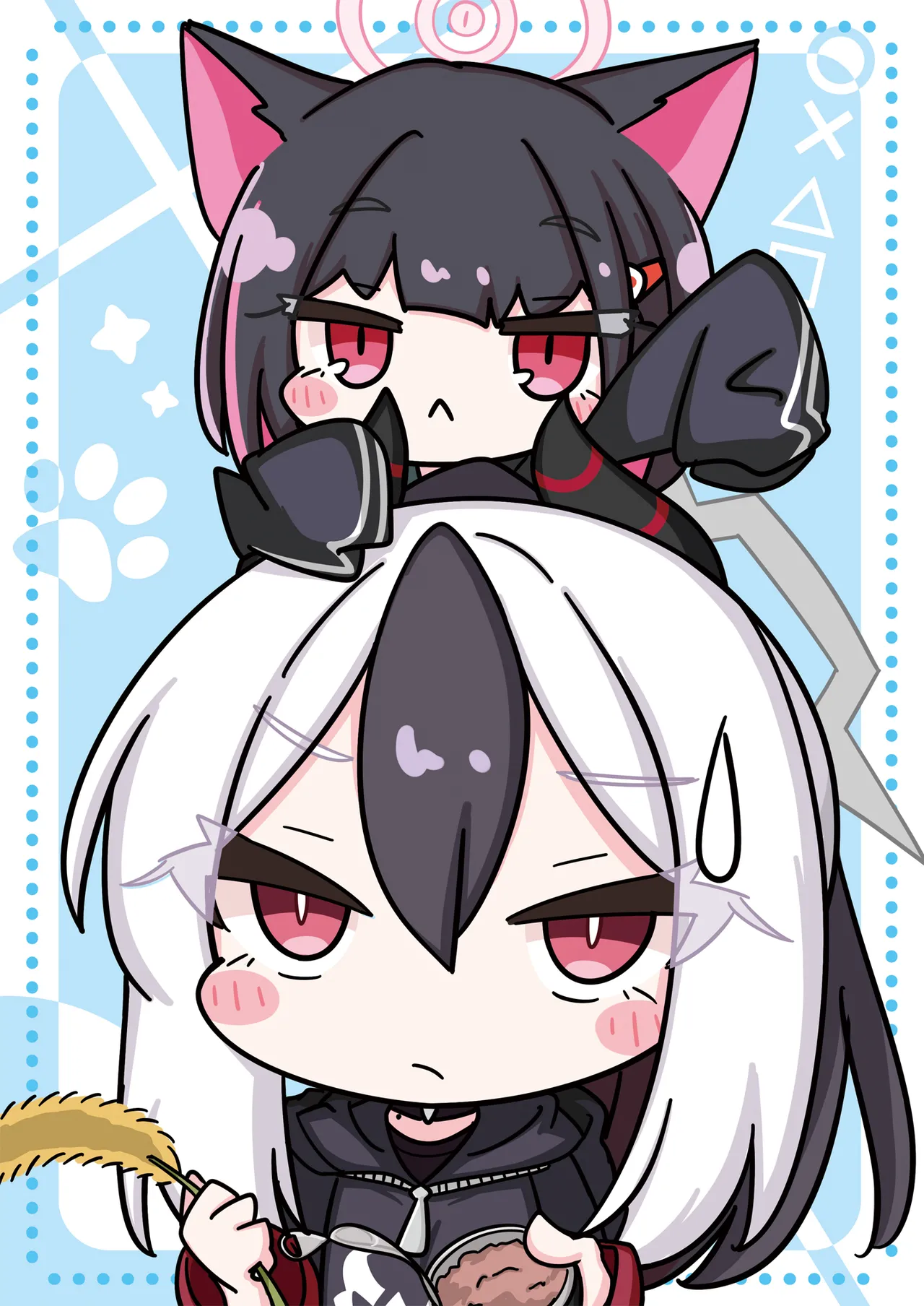 [Hiyokomame (komakoma,tsumugi)]Neko Kazusa no Hobo mo Benriya68 ni Omakase.(Blue Archive) [Digital] Page 2