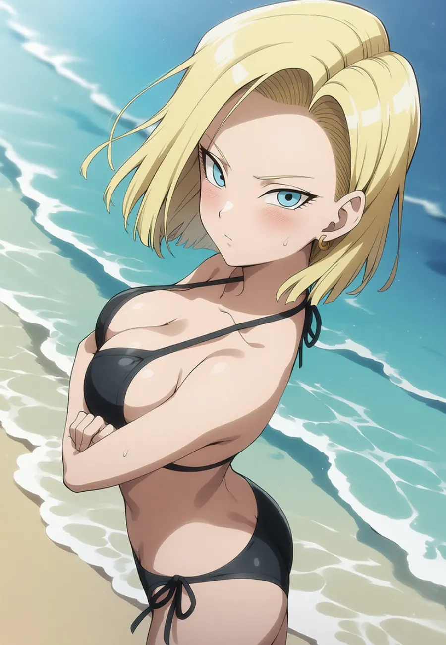 [Homuhomu]Android 18 Pafu Pafu!!(Dragon Ball Z) [AI Generated] Page 17