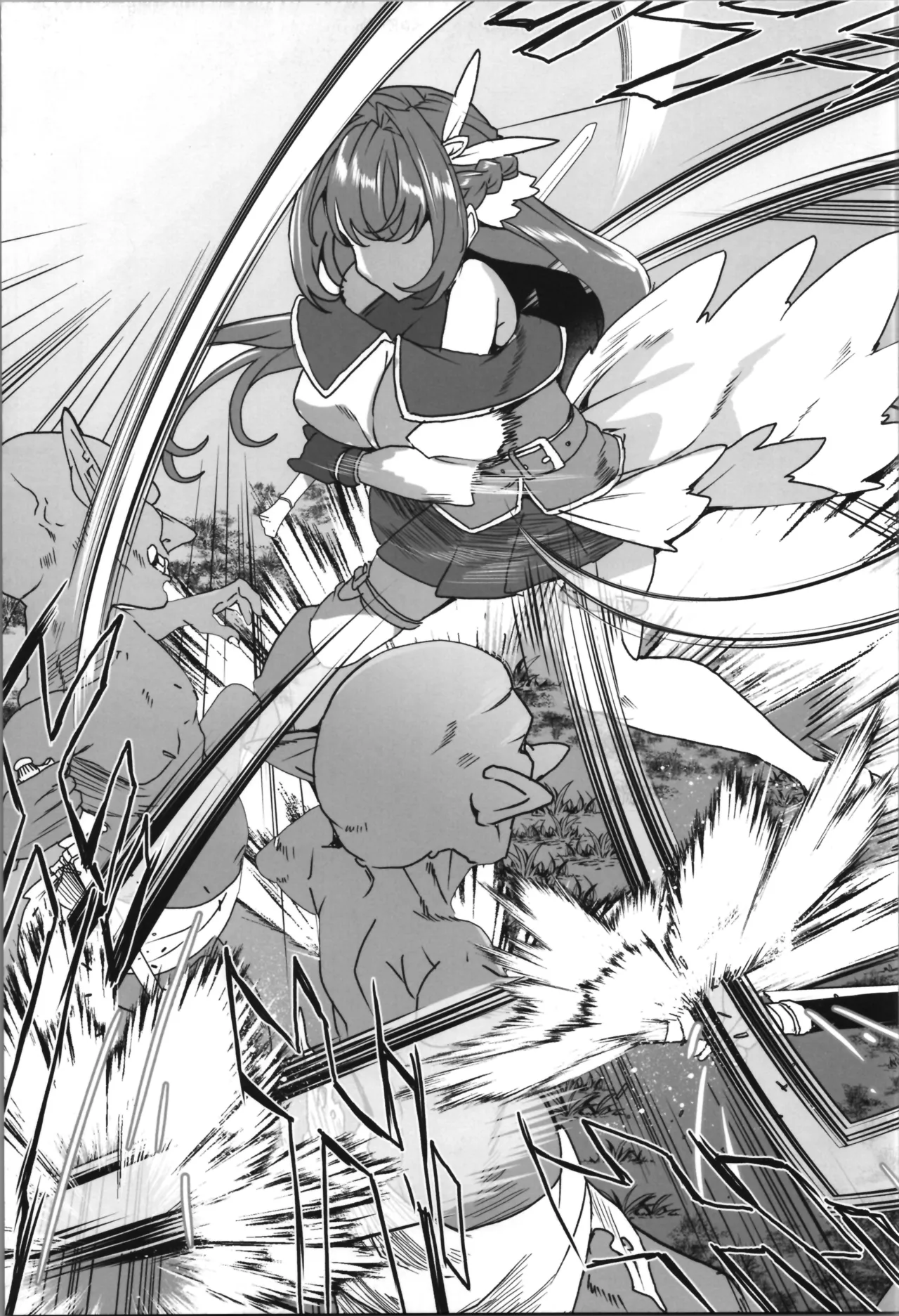 (C107) [Waffle Doumeiken (Tanaka Decilitre)]dōjin eroge tensei ～ mezametara hime kishi ni natteita ore wa shojo kuria o mezasu Page 65