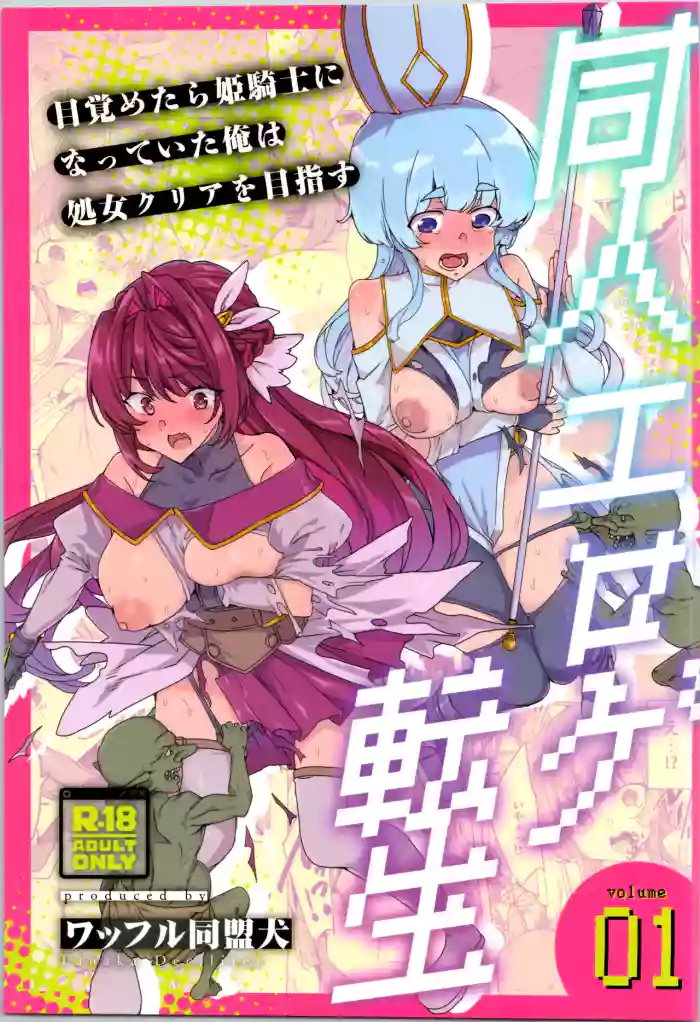 (C107) [Waffle Doumeiken (Tanaka Decilitre)]dōjin eroge tensei ～ mezametara hime kishi ni natteita ore wa shojo kuria o mezasu