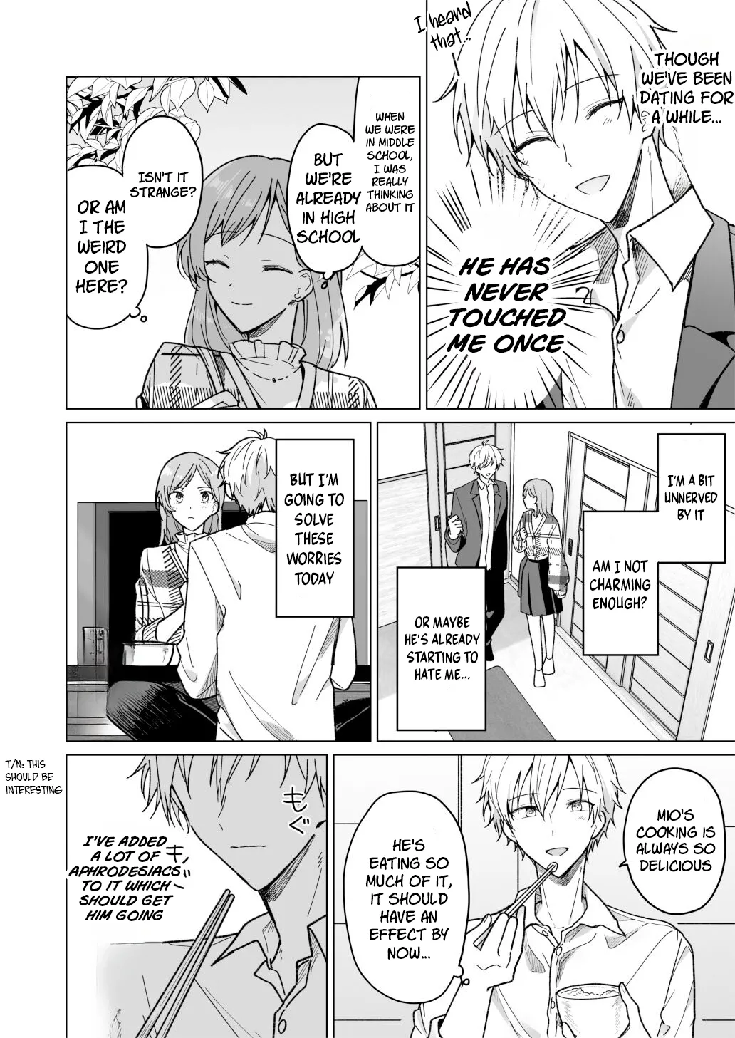 [Notte (Osoba 3-gou, Hisaka Itsuki)]When I Prank My Handsome Boyfriend, He’s So Cute, I Can’t Stop Teasing Him[English] [C4 Translations] [Decensored] [Digital] Page 3