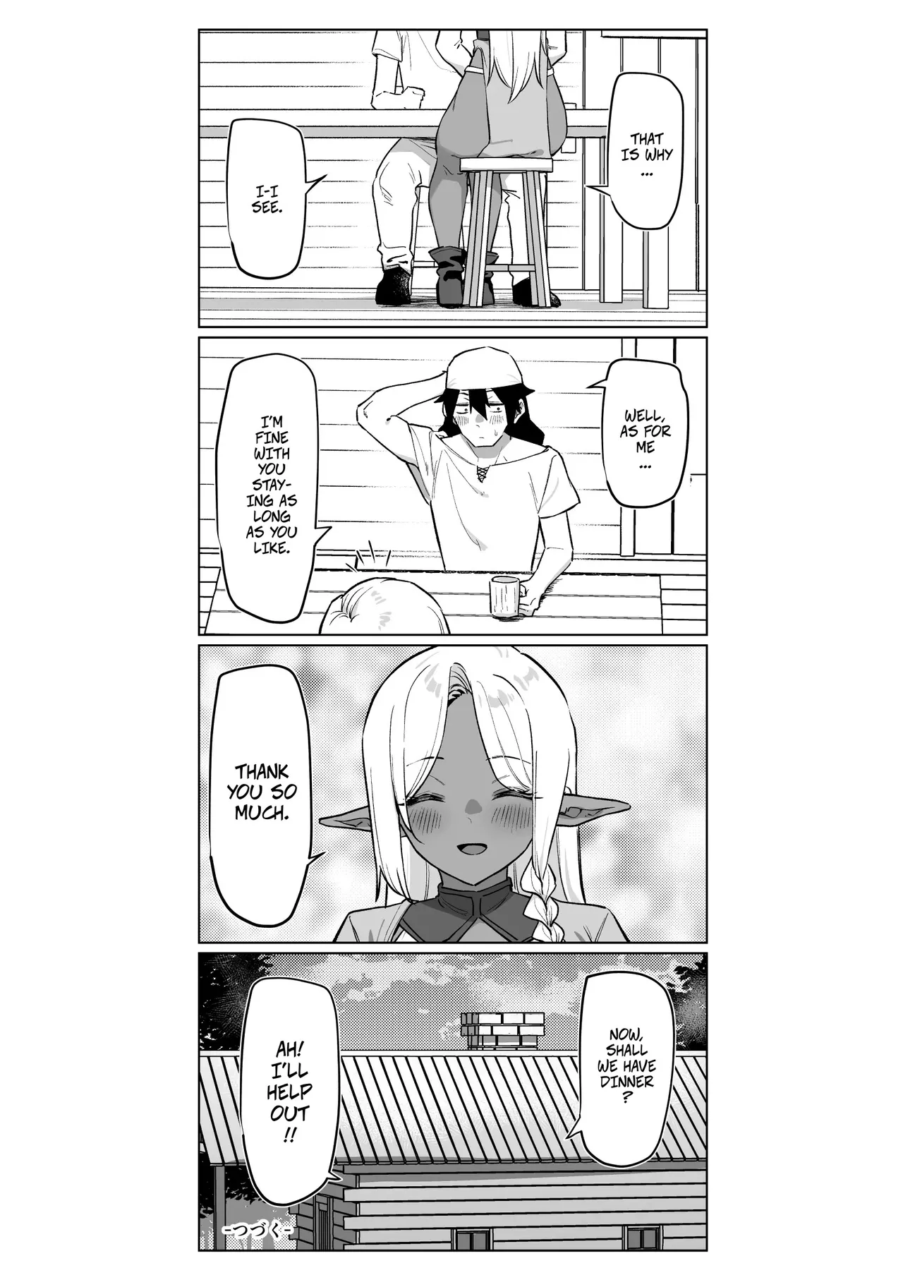 [MM]Helping a Dark Elf and Getting a Favor In Return 1.5 -- Kasshoku Elf o Tasuketara Ongaeshi Sareta Hanashi 1.5 Page 5
