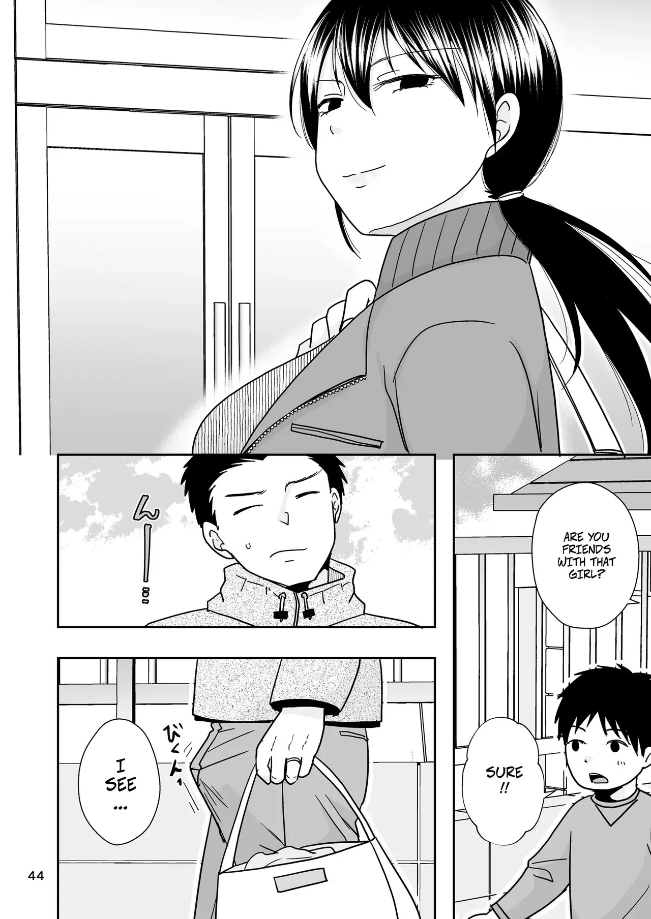 [Kurogane Satsuki]A Single Mom Was Working at a Box-style Brothel When A Dad She Knows From the PreSchool Came By Page 43