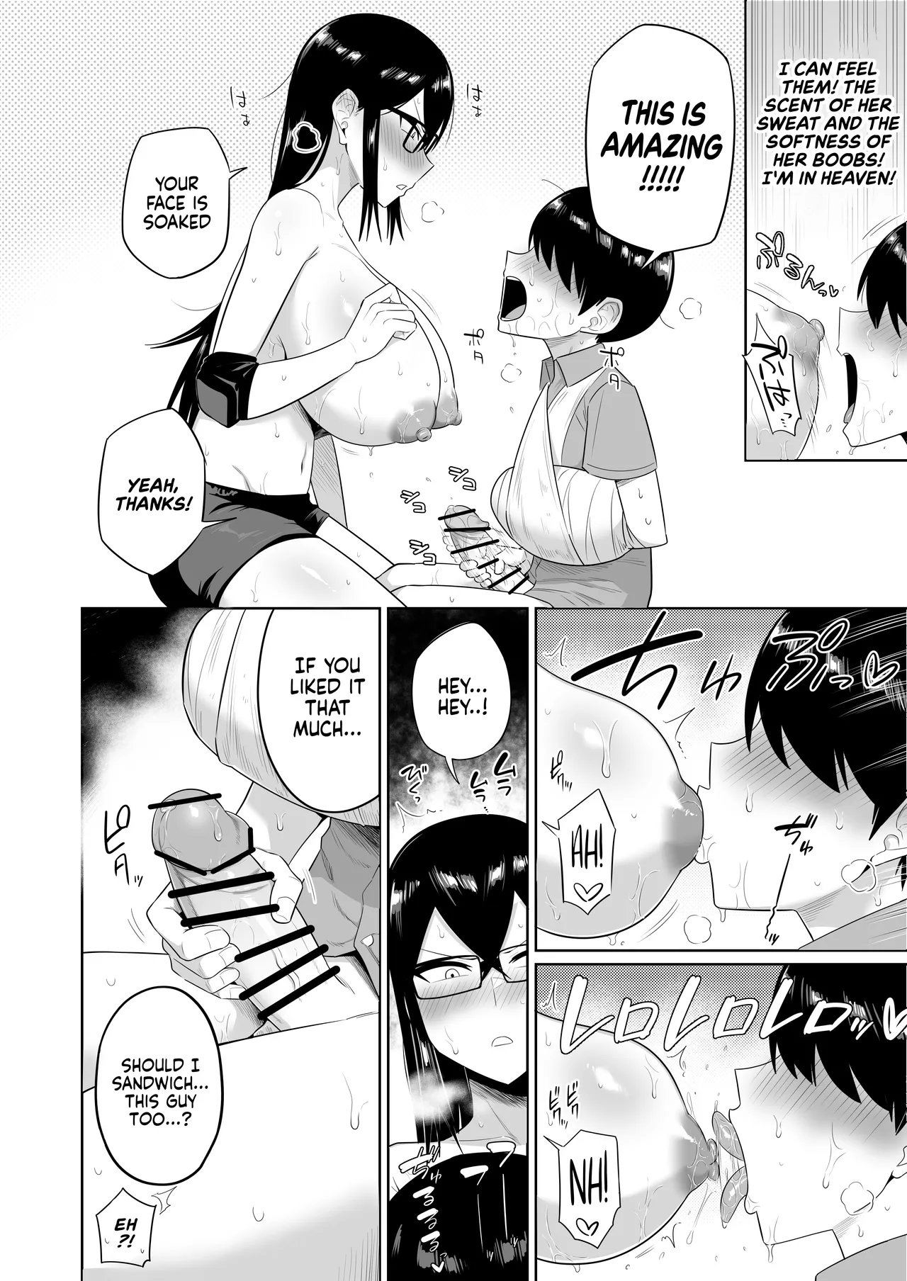 [Makosho]Sewayaki na Kyonyuu Gakkyuu Iinchou Sono 1-20 | The Kind and Caring Busty Class Rep Ch.1-20[English] [NudeSalad] Page 57