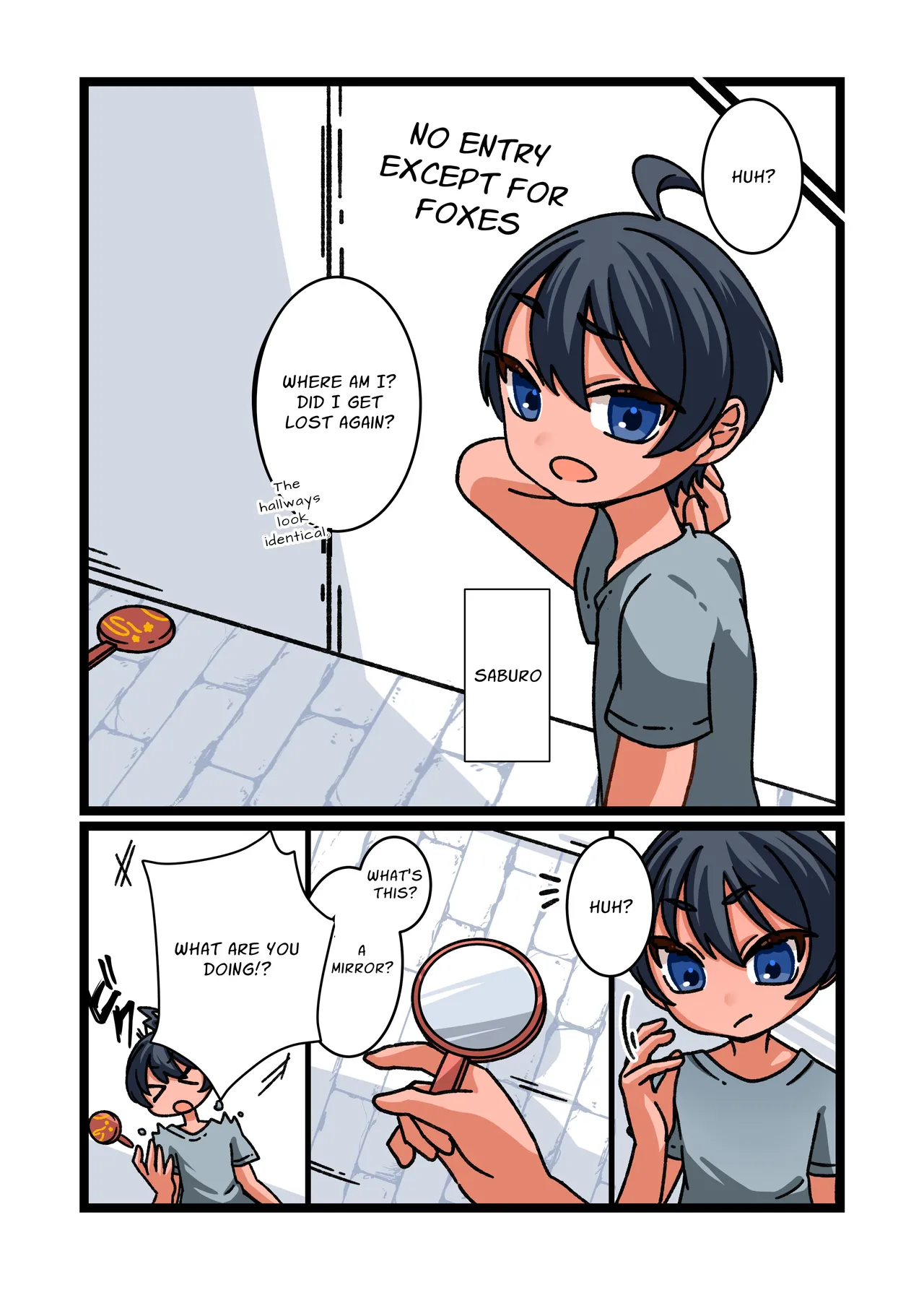 [Chirochirokonkon (Ukekki, Aki)]Estrus Inducing Hand Mirror ~Harem Sex with Busty Vixens~[English] [sakurei] Page 2