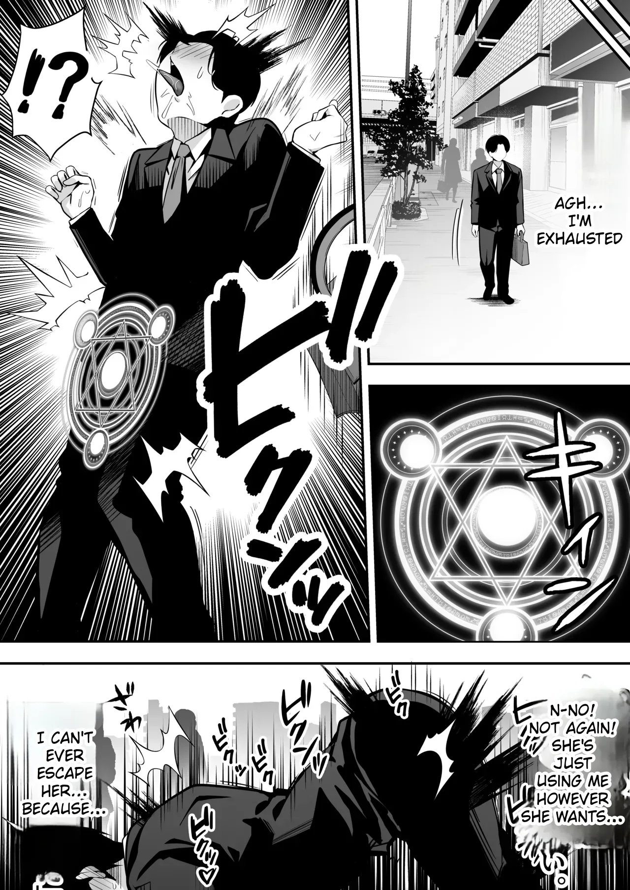 [Dream Factory (Shinonome Kafuka)] [Gyaku Rape]Succubus ni Chinpo Dake Tensou Mahou de Rachi Sarete Sukikatte Tetteiteki ni Sakusei Sareru Ohanashi[English] Page 49