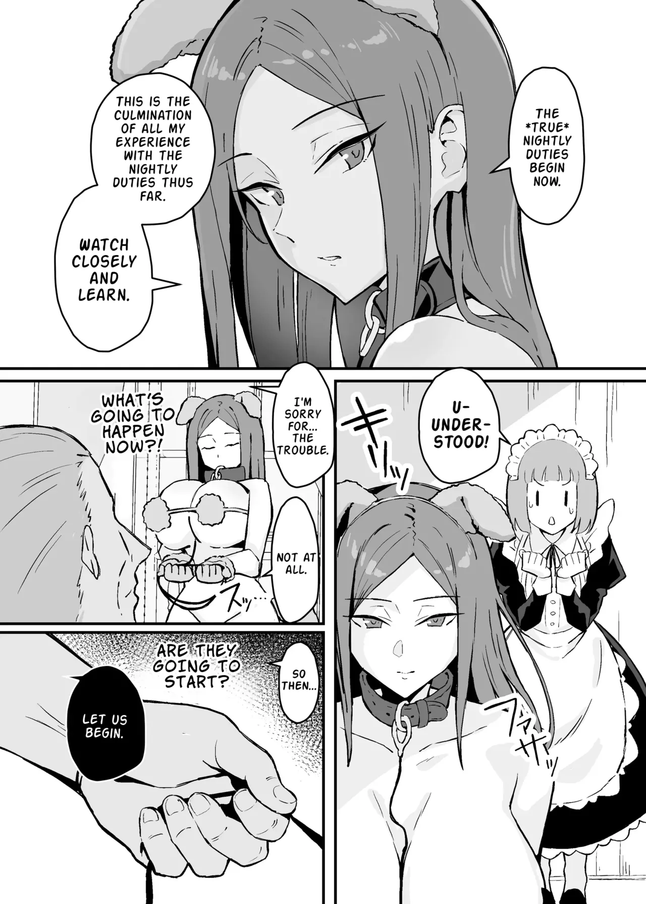 [Sukebe Hatsudensho (Hatsuden Pengin)]Akogare no Senpai Maidchou no Yotogi o Kengaku | Observing the Night Duties of the Admired Senior Head Maid[English] [LKK•Scans] [Digital] Page 16