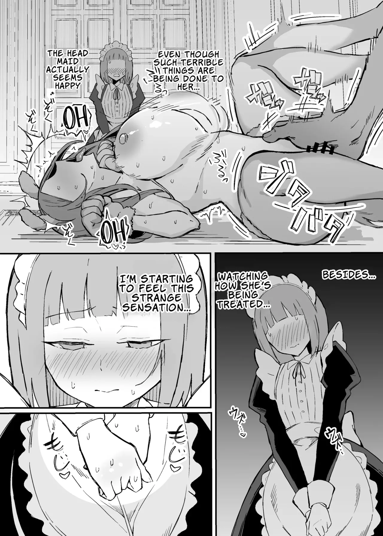 [Sukebe Hatsudensho (Hatsuden Pengin)]Akogare no Senpai Maidchou no Yotogi o Kengaku | Observing the Night Duties of the Admired Senior Head Maid[English] [LKK•Scans] [Digital] Page 25
