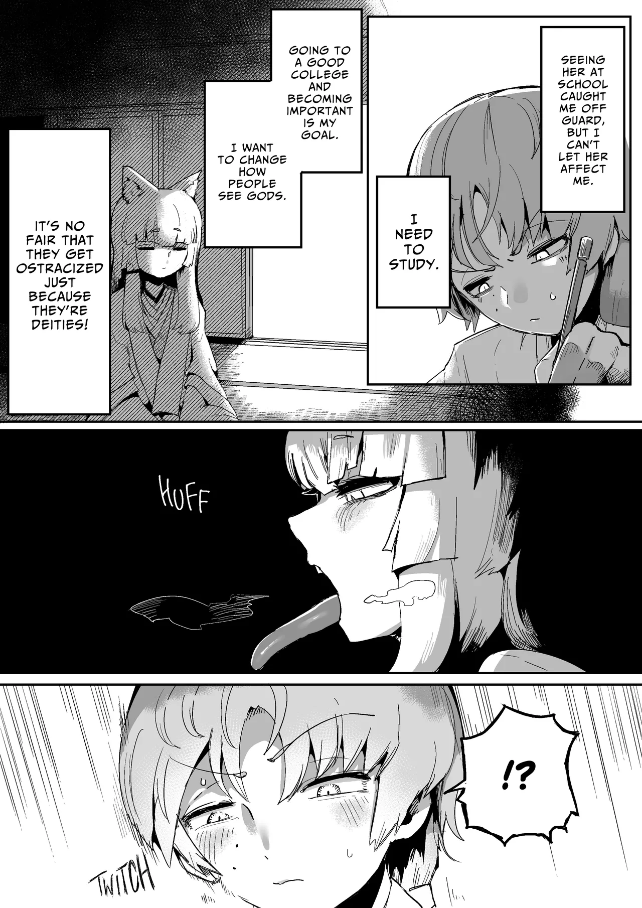 [Aimai no Wakusei (Nabatani Kinoko)]Tonari no Seki no Kitsune Musume-san | The Foxgirl Next Seat[English] [grimalkin] Page 10