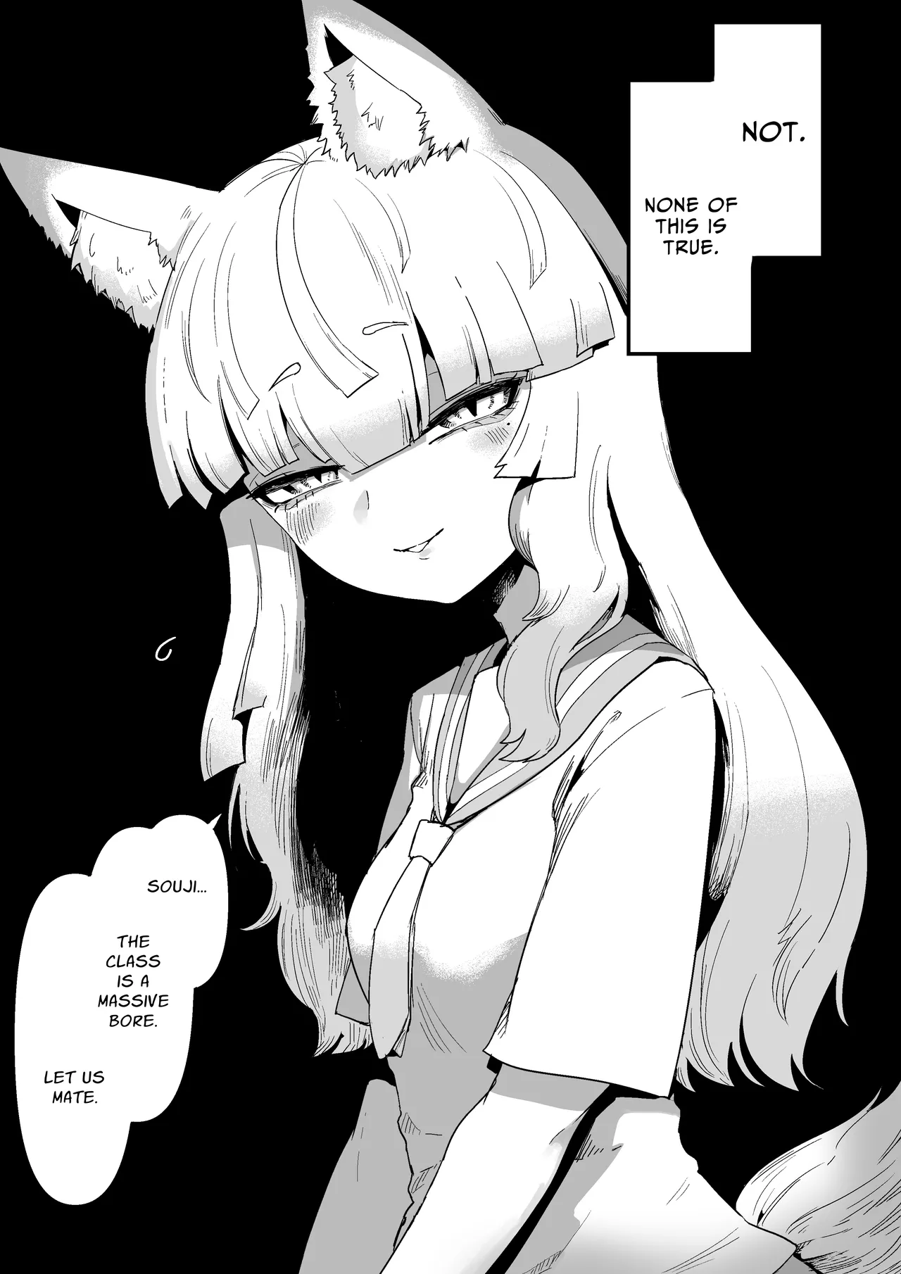 [Aimai no Wakusei (Nabatani Kinoko)]Tonari no Seki no Kitsune Musume-san | The Foxgirl Next Seat[English] [grimalkin] Page 7