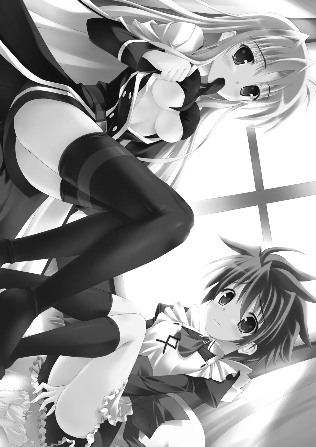 [Maho-Shinsengumi (Kouzuki Hajime)]Fate-san wa Josou Erio ga Osuki!?(Mahou Shoujo Lyrical Nanoha) [Digital] Page 2