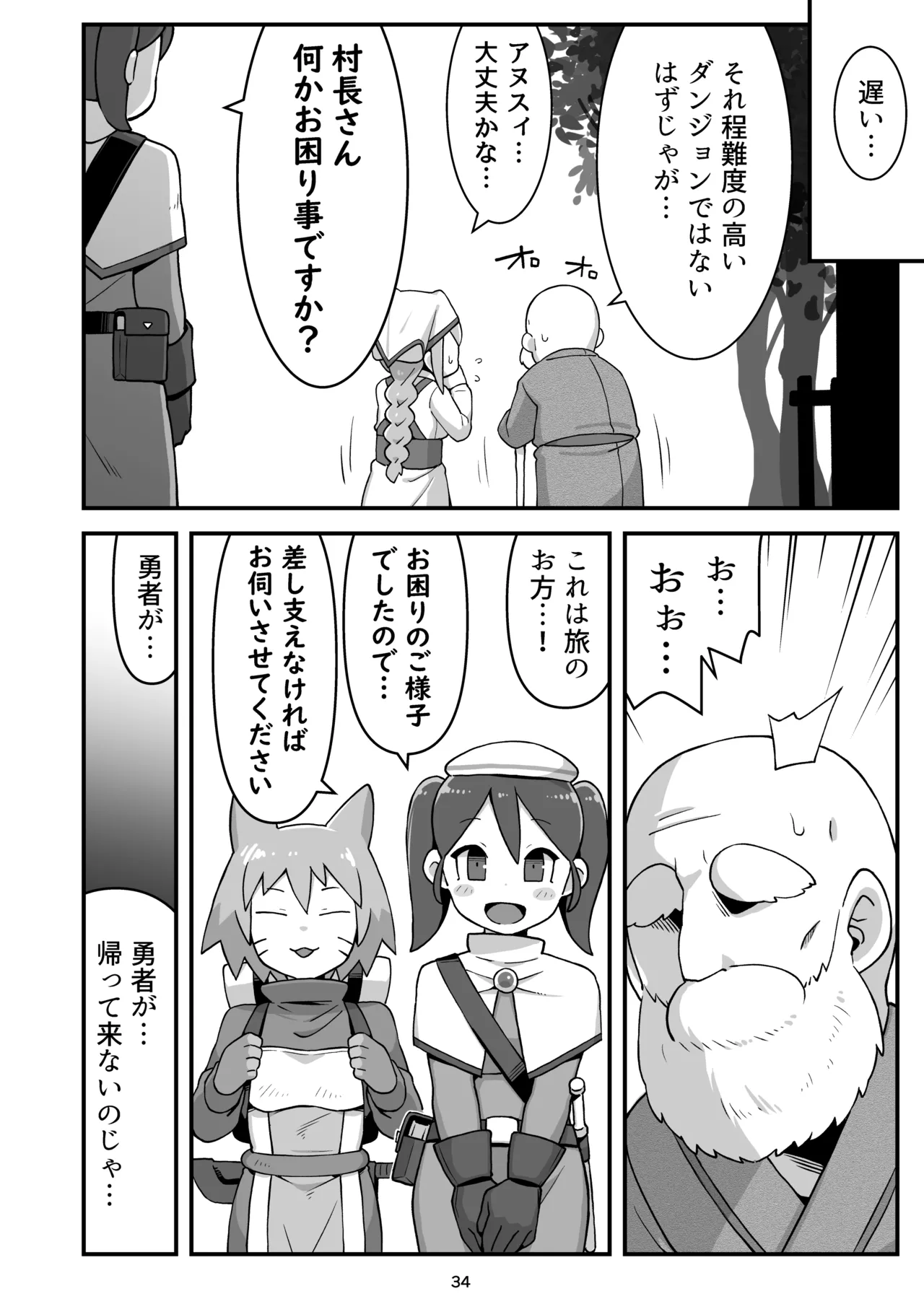 [Black Vinegar (Salsiccia Makino)]Mekakure Yuusha-kun Lv.1 to Succubus no Ero Trap Dungeon Lv.1[Digital] Page 33
