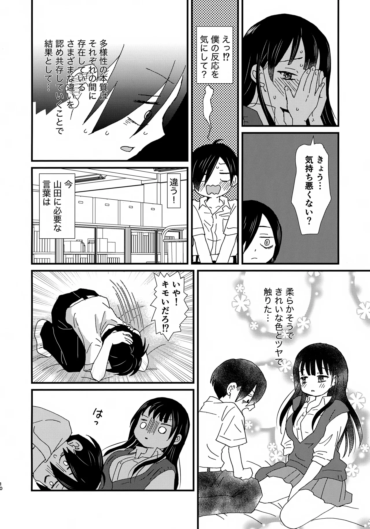 (C104) [Kome to Neko (Yoshida Komeko)]SWEETS & CRISP(Boku no Kokoro no Yabai Yatsu) Page 9