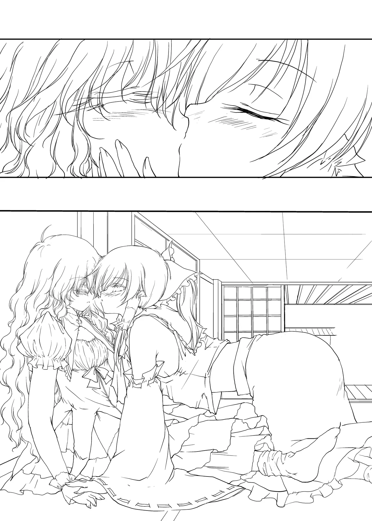 [Yuugen Sangyou Sukimakaze (Tanken Harahara)]Onemu na Marisa ni Reimu ga Itazura shichau Hon.(Touhou Project) [Chinese] [茶与金平糖汉化组] Page 3