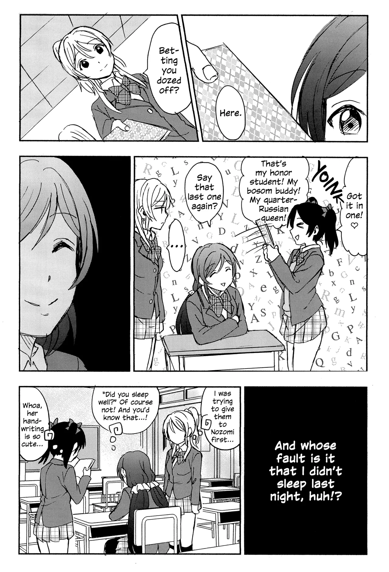 (C89) [Mushiyaki!! (Kanbayashi Makoto)]Unbalanced Emotional Heart(Love Live!) [English] Page 15