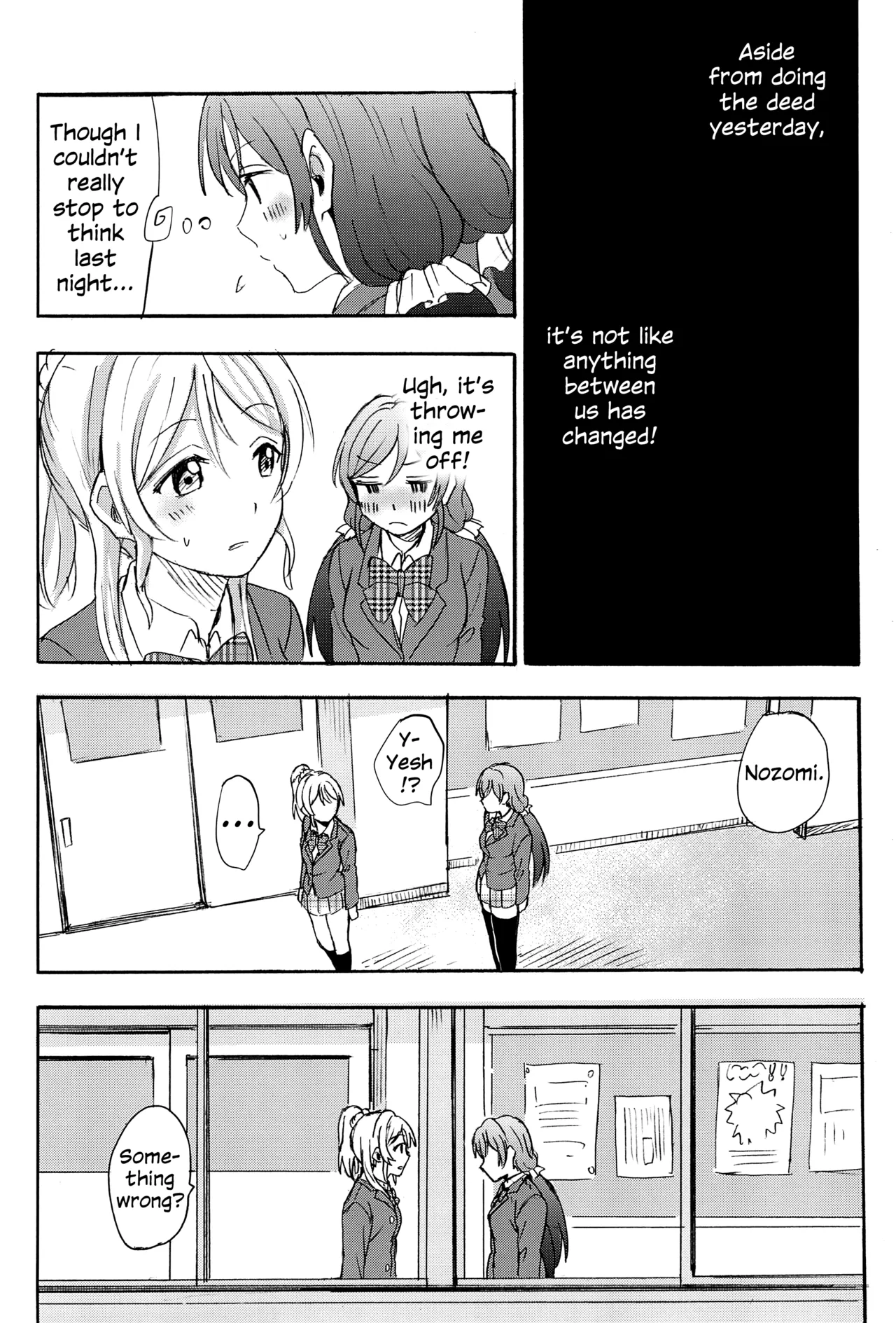 (C89) [Mushiyaki!! (Kanbayashi Makoto)]Unbalanced Emotional Heart(Love Live!) [English] Page 55