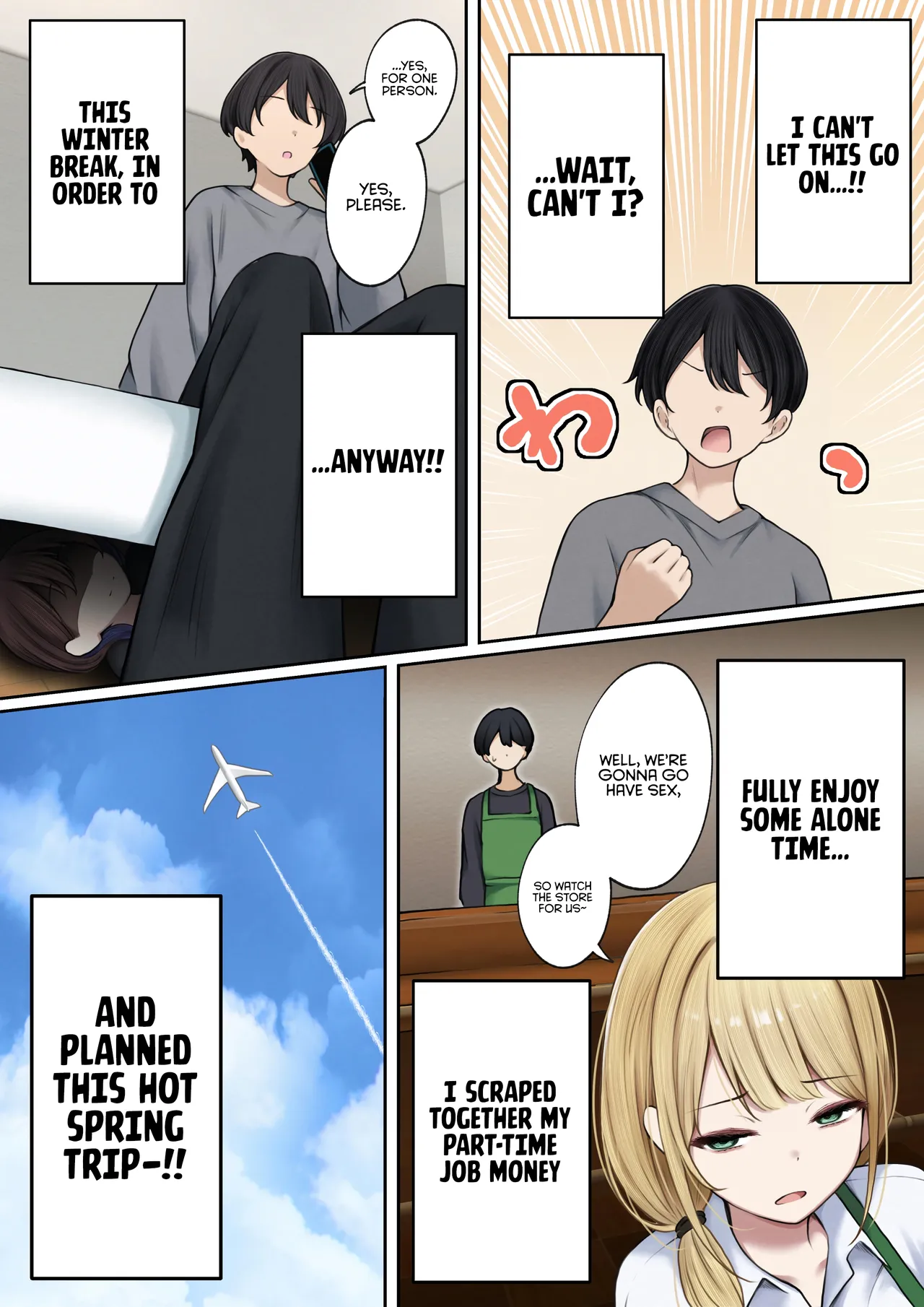 [SigMart (SigMa)]Boku no Heya ga Osananajimi Gyaru no Yari Heya ni Natta Hanashi Onsen Ryokan Hen | The story of how my bedroom became my gyaru childhood friend’s fuck-room: onsen ryokan book[English] [Rirare Translation] Page 5