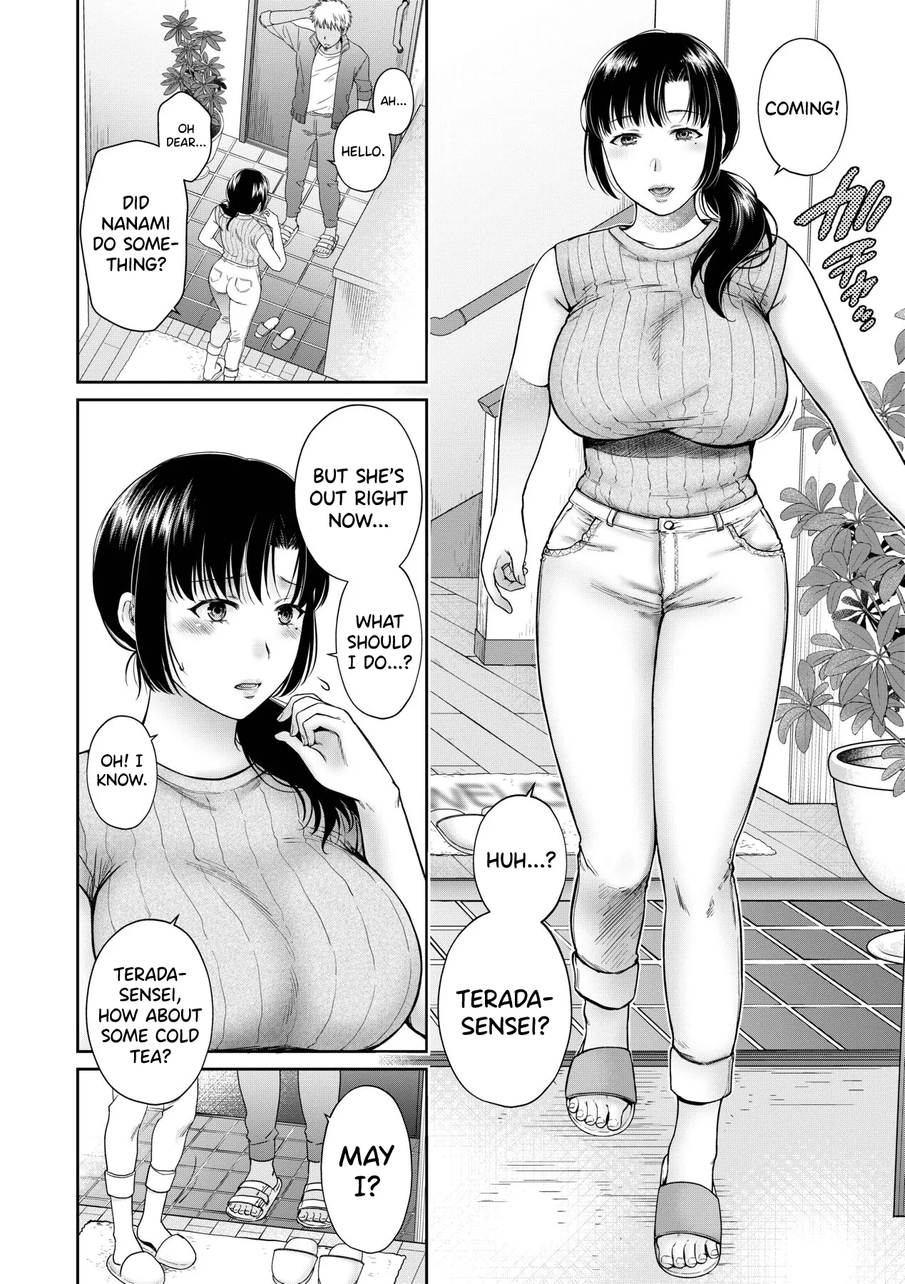 [Harusawa]Henyou Suru Oyako Etsuraku ni Mezameru Karada, Yokubou ni Ochiru Kokoro Ch.1-4[English] [biribiri] [Uncensored] [Digital] Page 41