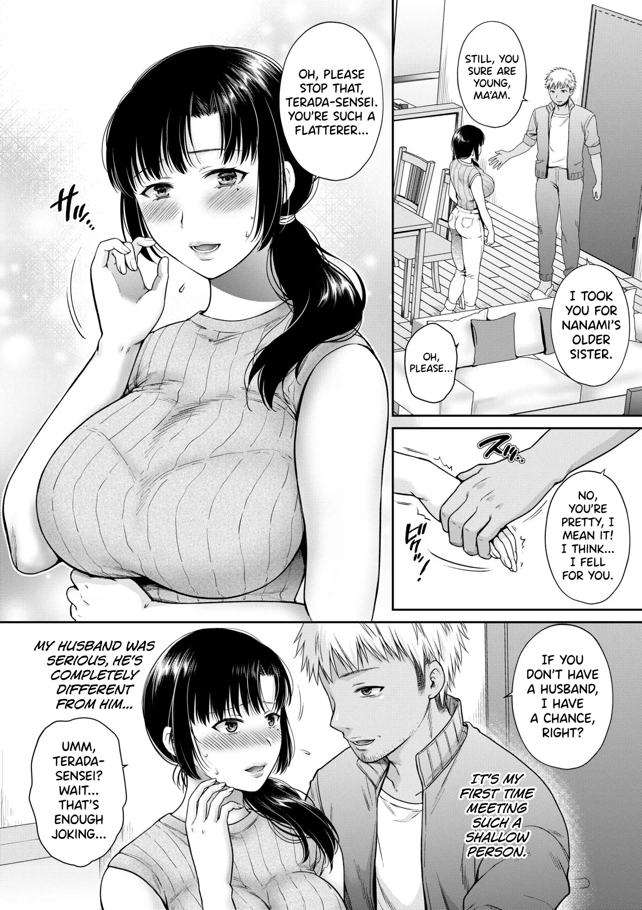 [Harusawa]Henyou Suru Oyako Etsuraku ni Mezameru Karada, Yokubou ni Ochiru Kokoro Ch.1-4[English] [biribiri] [Uncensored] [Digital] Page 43