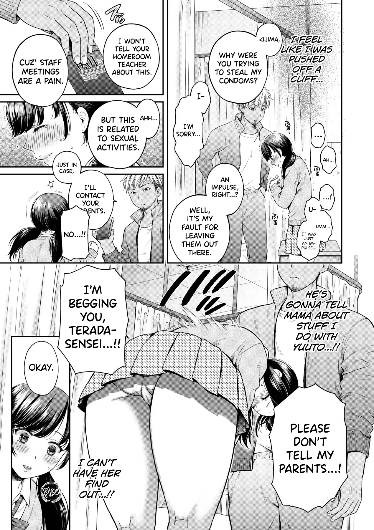 [Harusawa]Henyou Suru Oyako Etsuraku ni Mezameru Karada, Yokubou ni Ochiru Kokoro Ch.1-4[English] [biribiri] [Uncensored] [Digital] Page 9