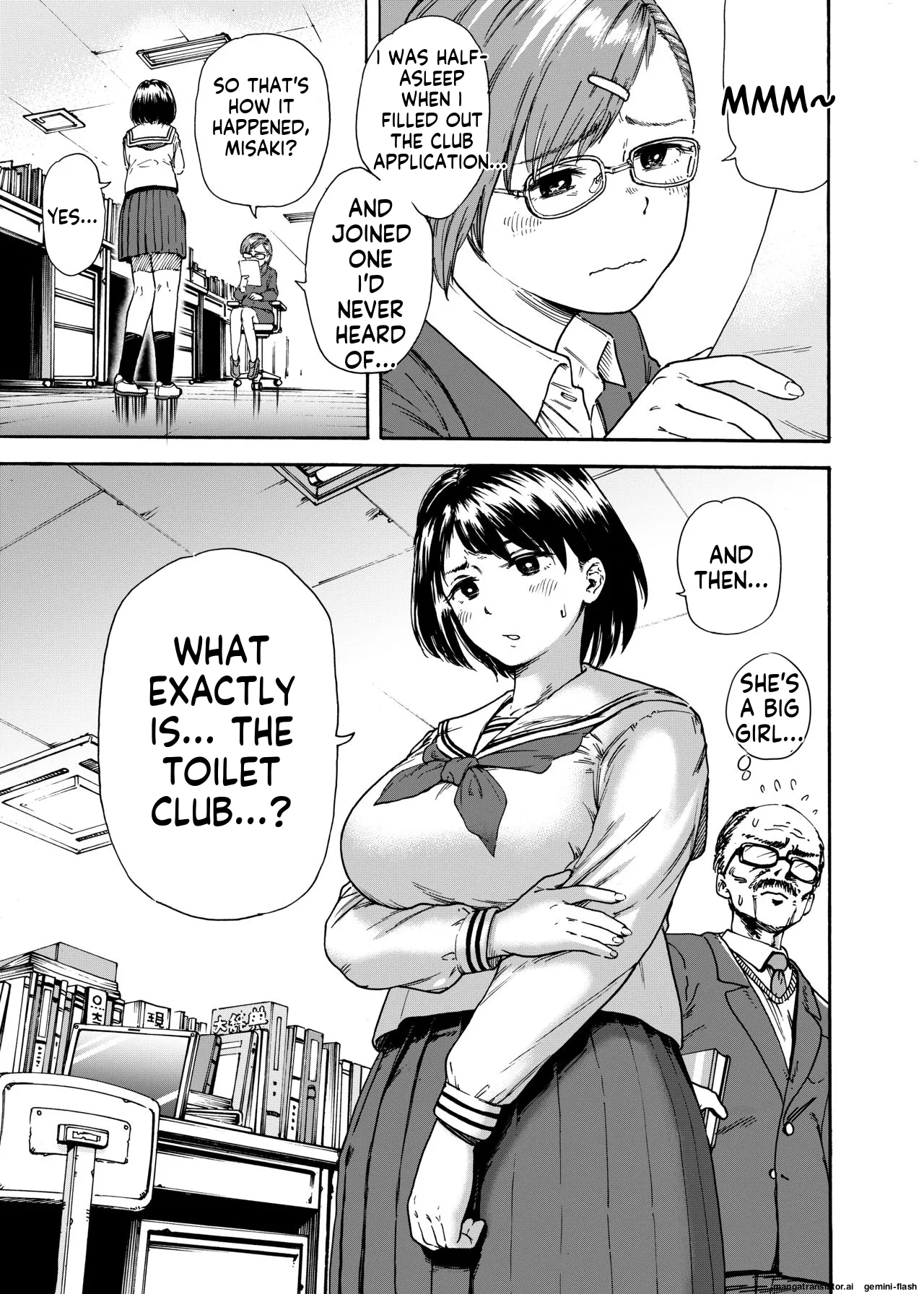 [Ishikarian (Maruyama Akira)]Toilet Club Rookie Misaki-chan[English MTL] Page 2