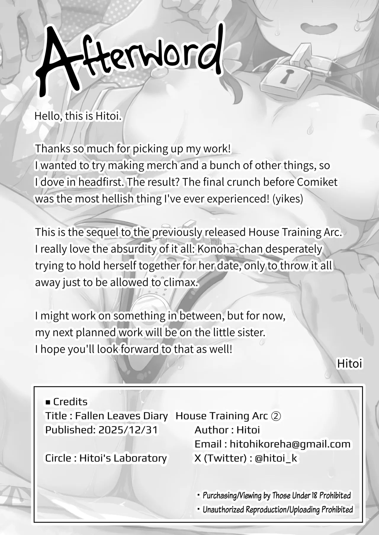 [Hiiro no Kenkyuushitsu (Hitoi)]Ochiba Nikki -Jitaku Choukyou Hen 2- | Fallen Leaves Diary -House Training Arc 2-[English] [Hakua] [Digital] Page 41
