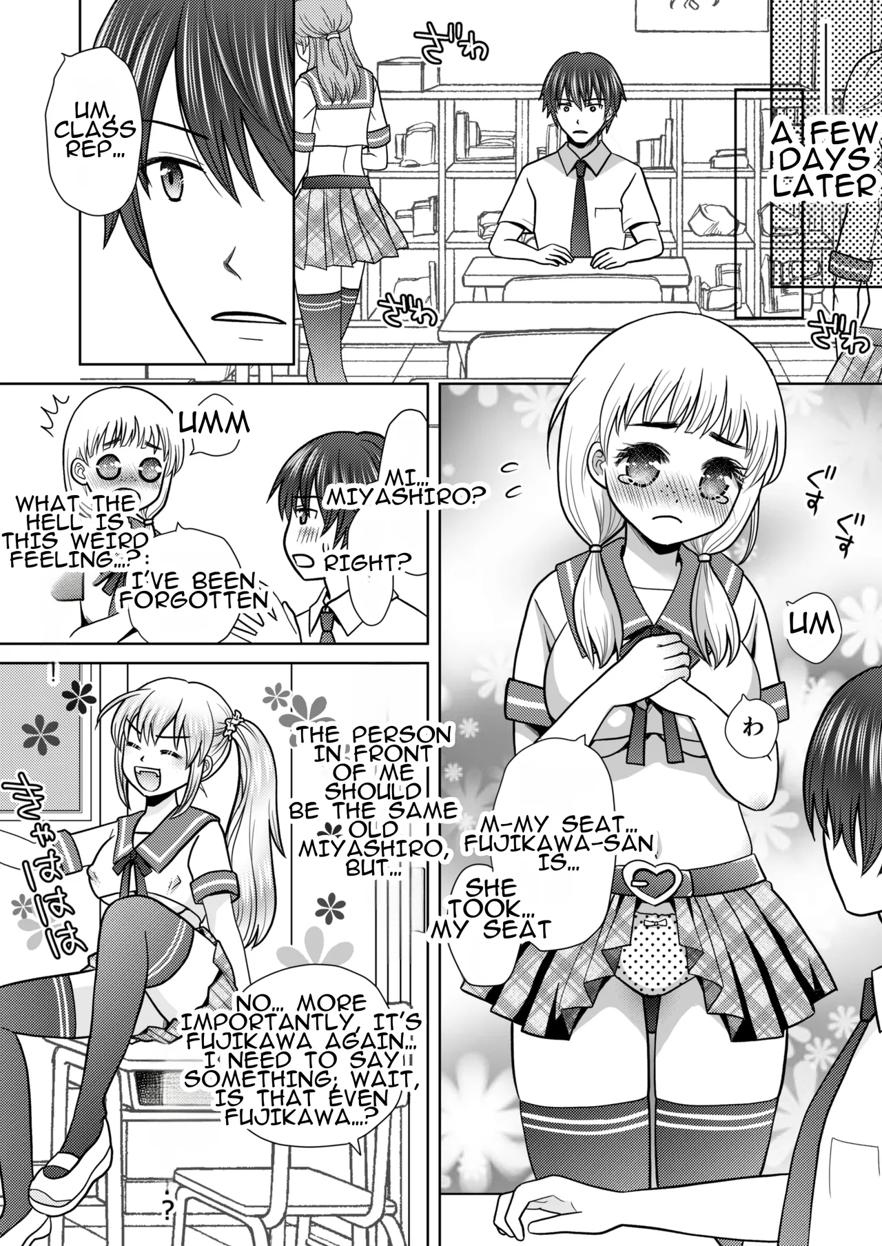 [Amulai Okashi Seisakusho (Yuukey)]Boku ga Kayotteita no ha, Otokonoko wo Onnanoko ni Kaeteshimau Gakkou Deshita! | The School I Went to Was a School That Turned Boys Into Girls! Page 5