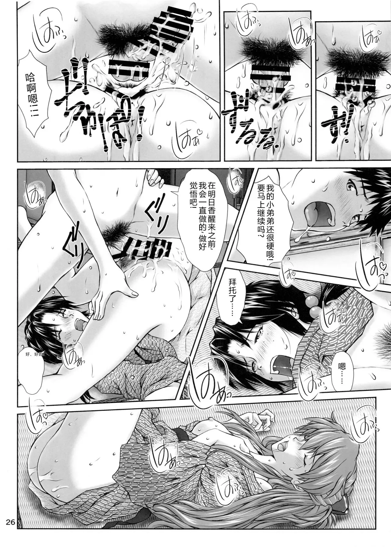 (C97) [Tengu no Tsuzura (Kuro Tengu)]Korekaramo Yoroshiku (Neon Genesis Evangelion)（Chinese）【叛逆个人汉化】 Page 25