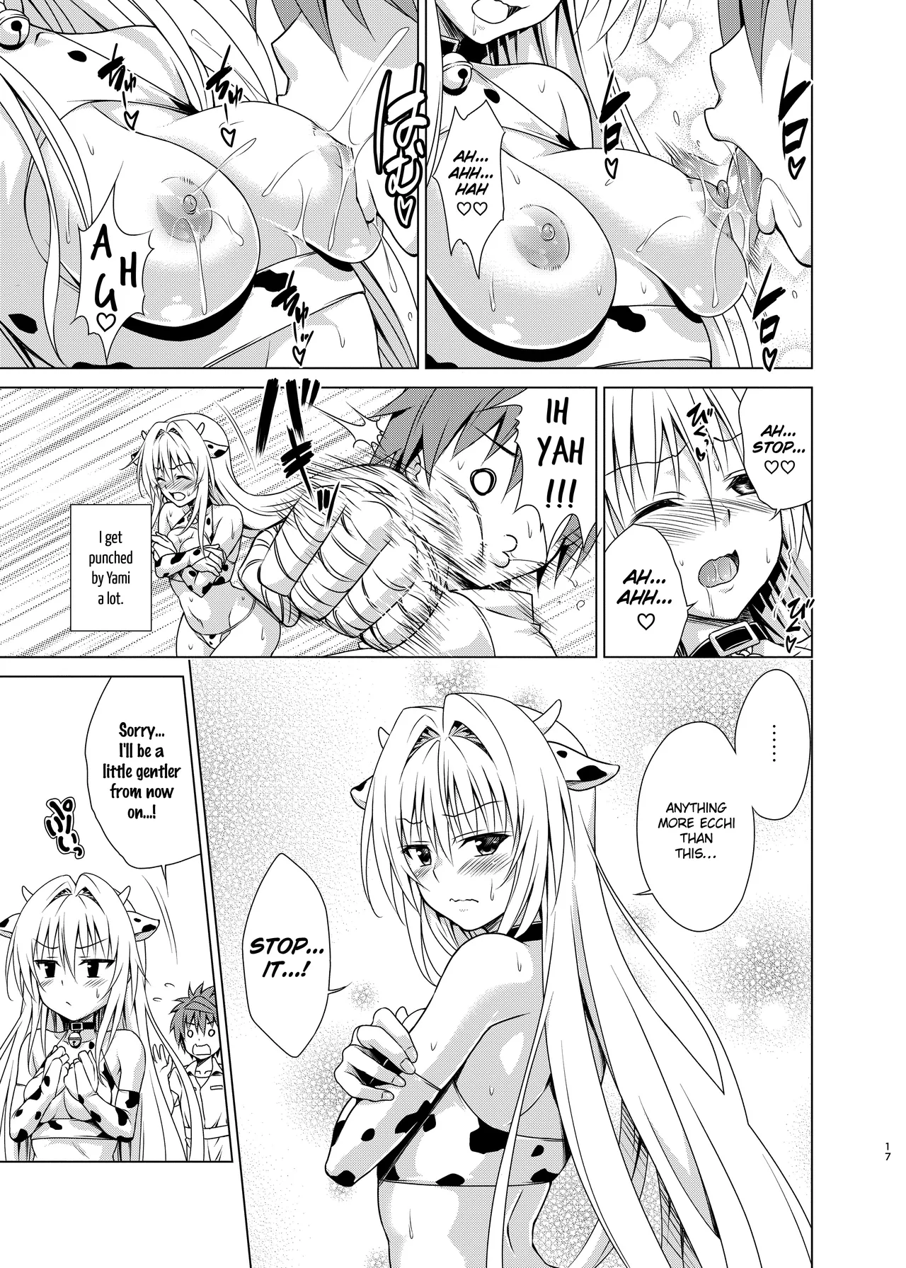[TORA MACHINE (Kasukabe Taro)]Sakunyuu Bokujou e Youkoso!(To LOVE-Ru Darkness) [Digital] [English] [Saki-Kotowari] Page 16
