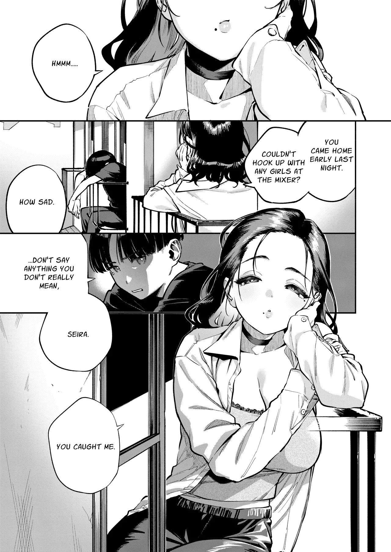 [Haraheridou (Herio)]Yojouhan no Femme Fatale - One-Room Femme Fatale | The Devilishness of a Small Room[English] [Guesswork] [Digital] Page 2