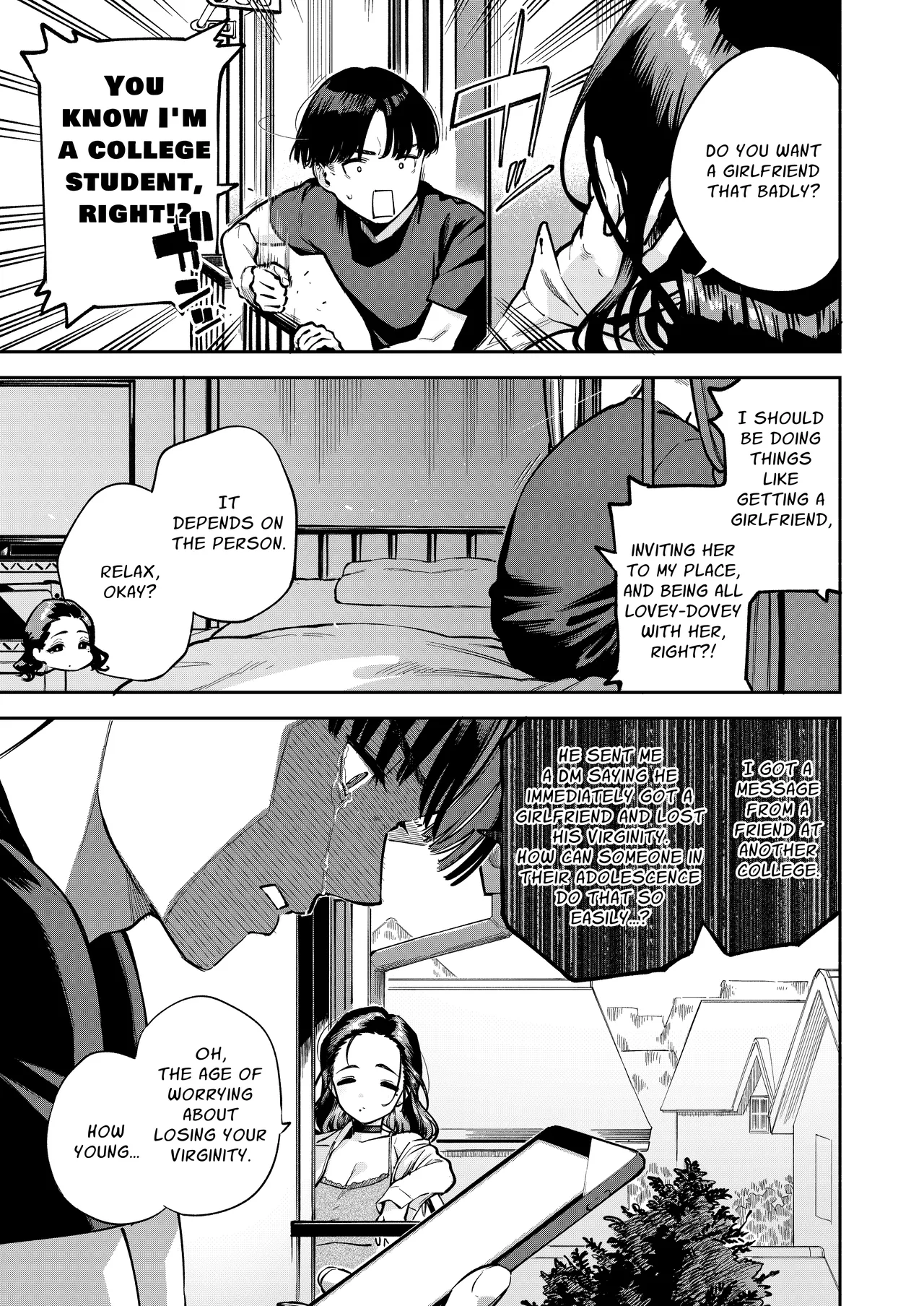 [Haraheridou (Herio)]Yojouhan no Femme Fatale - One-Room Femme Fatale | The Devilishness of a Small Room[English] [Guesswork] [Digital] Page 4
