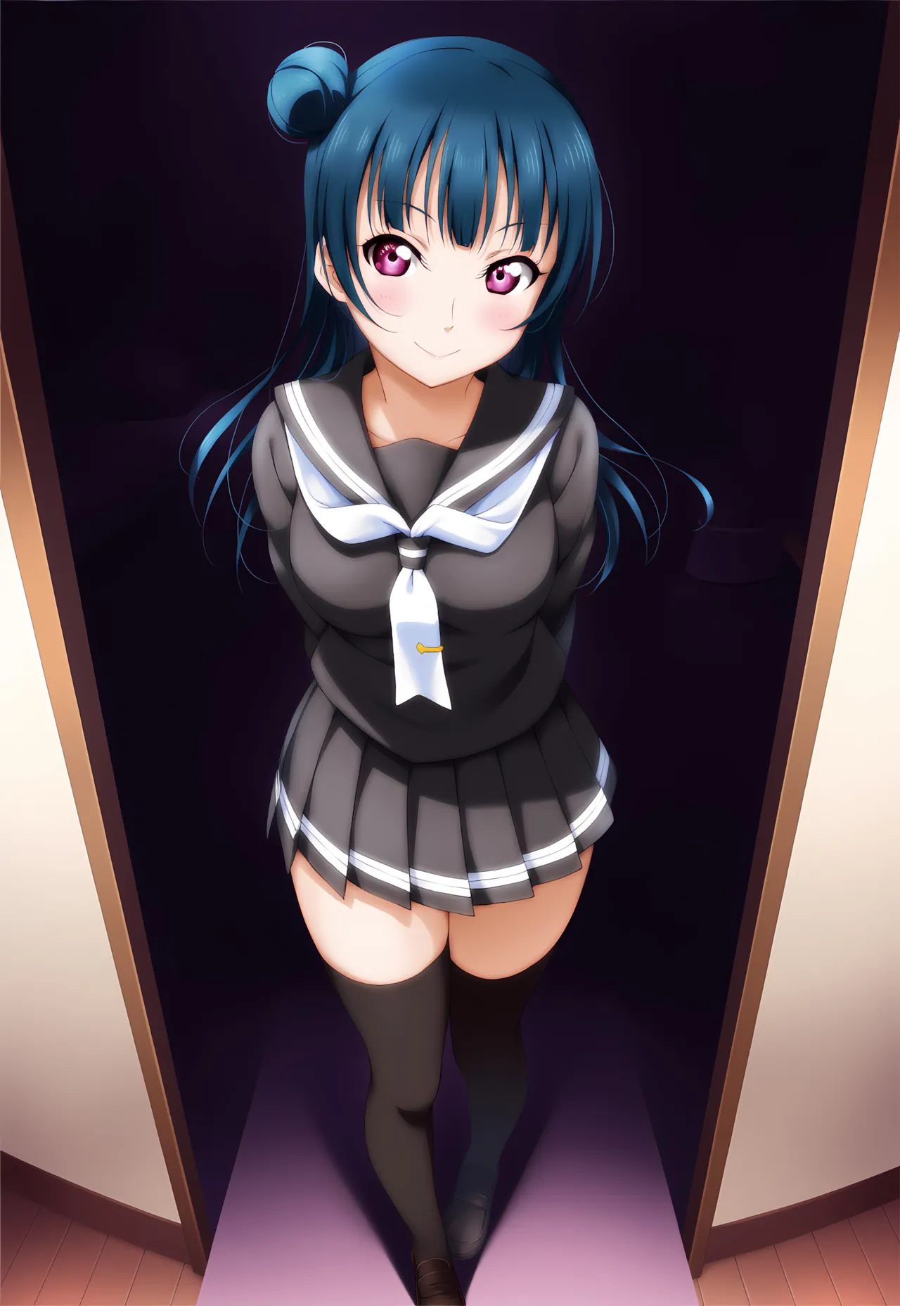 【R-18】Yoshiko+Tsushima+-+Birthday+Special(Sen-hwa) [Ai generated] Page 1